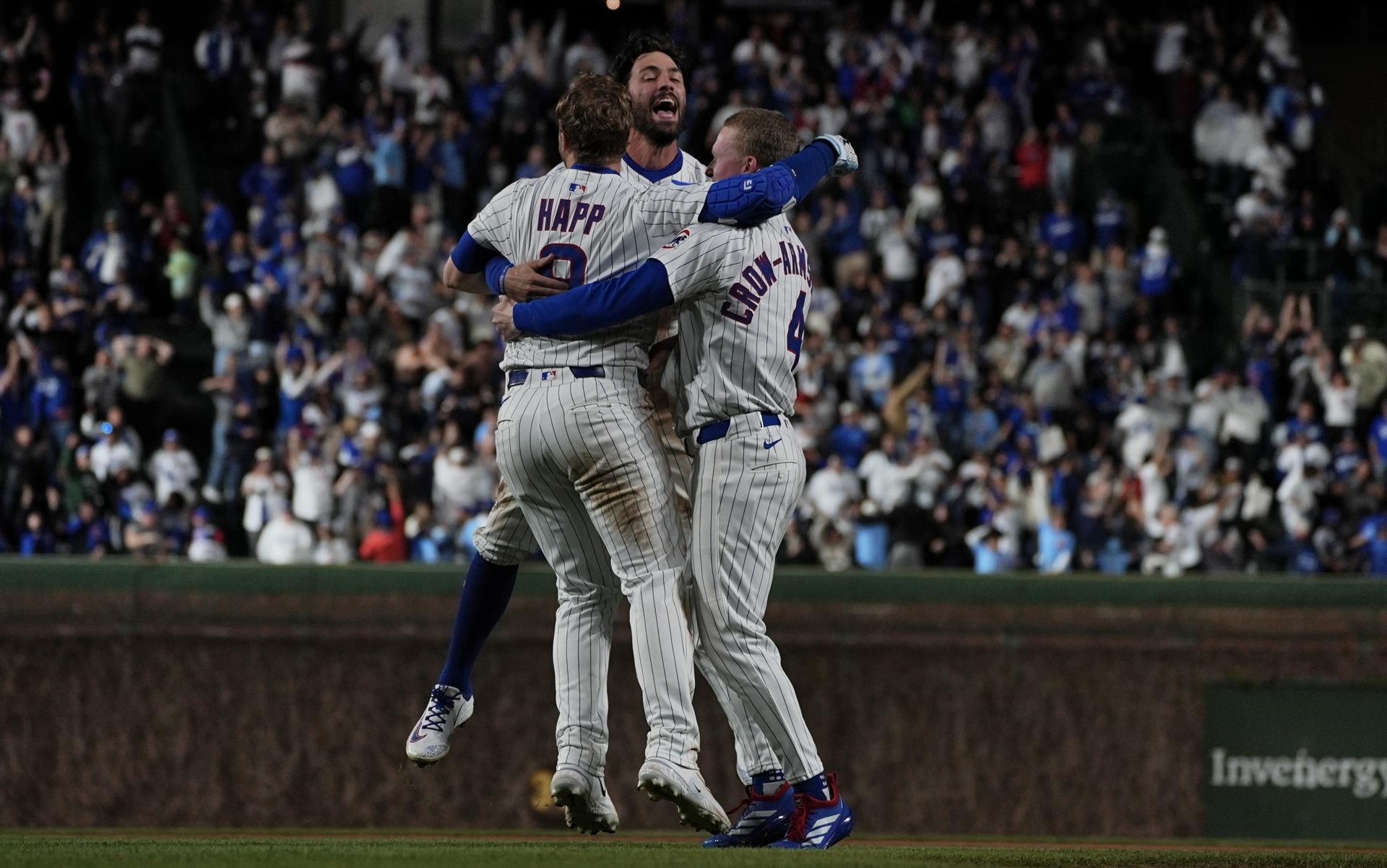 Dansby Swanson, Pete Crow Armstrong and Ian Happ
