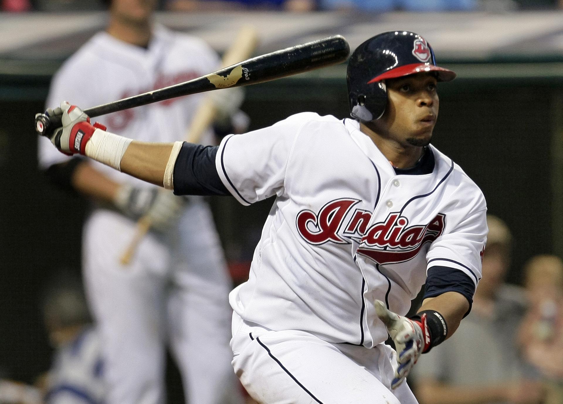 Carlos Santana in his MLB debut