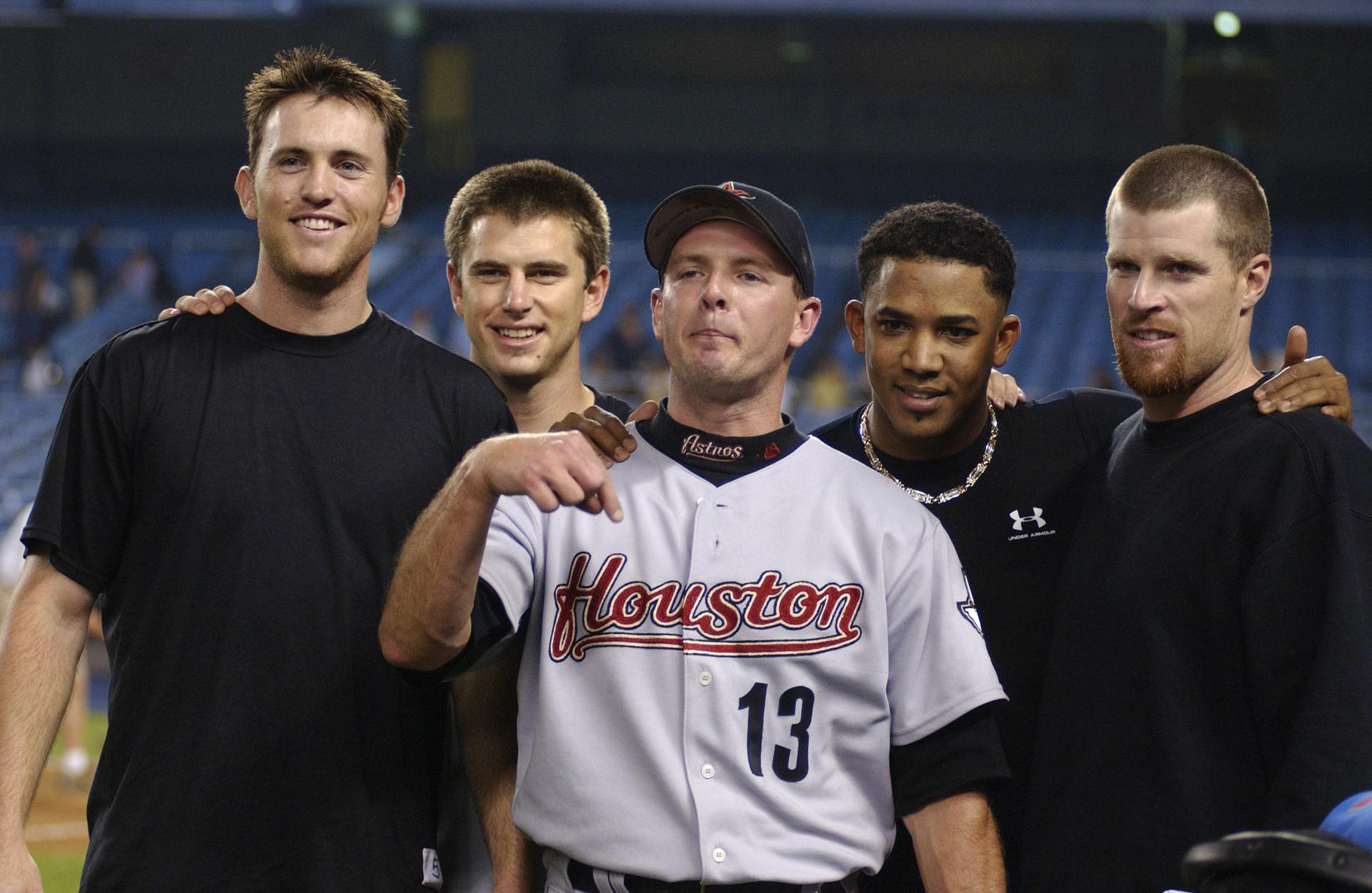  Brad Lidge, Kirk Saarloos, Billy Wagner, Octavio Dotel and Pete Munro