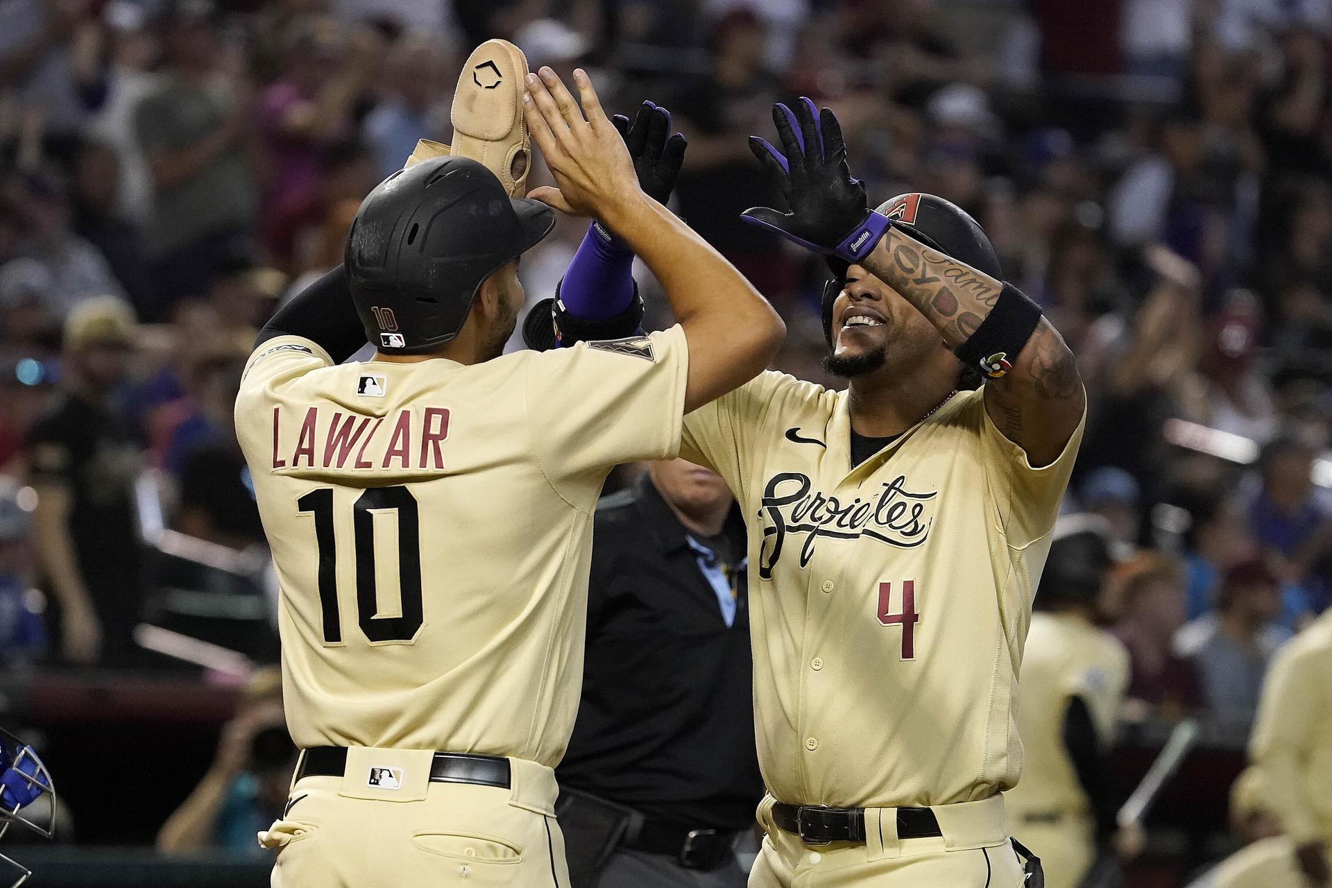 Jordan Lawlar and Ketel Marte