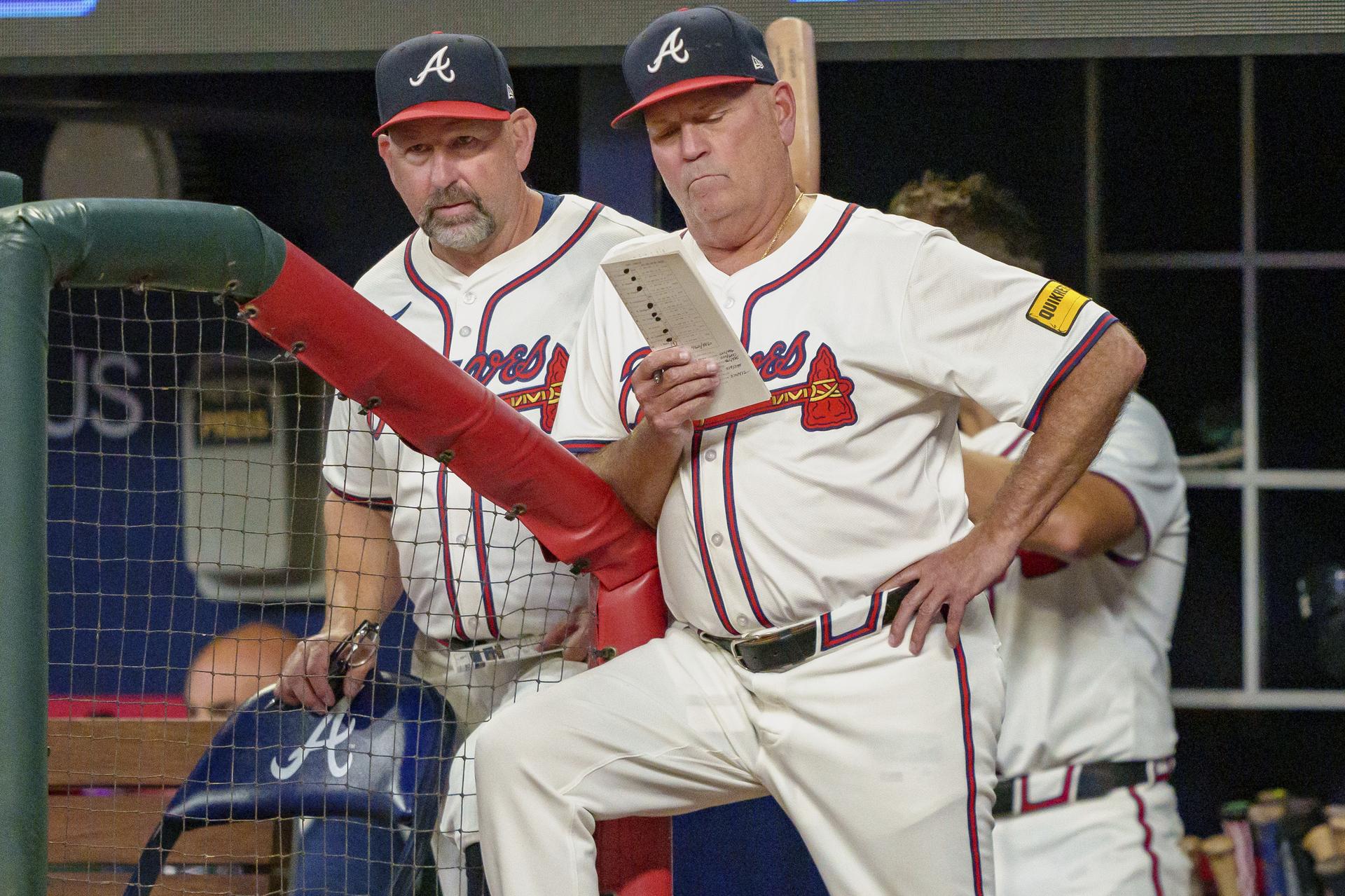 Walt Weiss and Brian Snitker