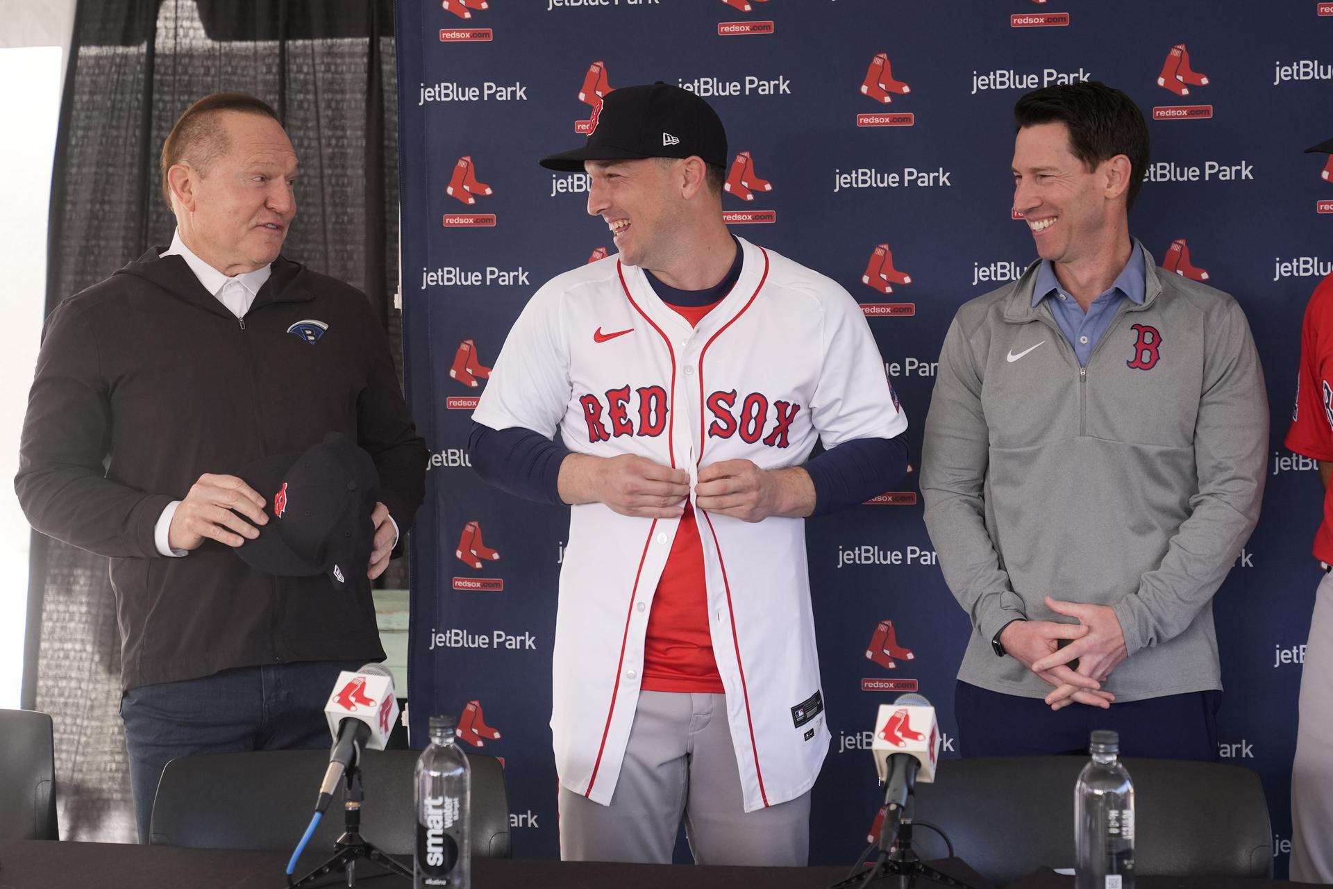 Scott Boras, Alex Bregman and Craig Breslow