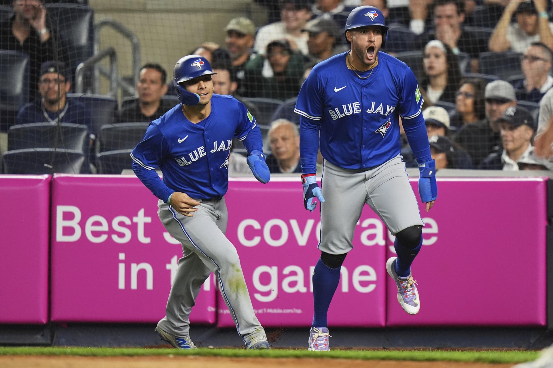 George Springer and Andrés Giménez