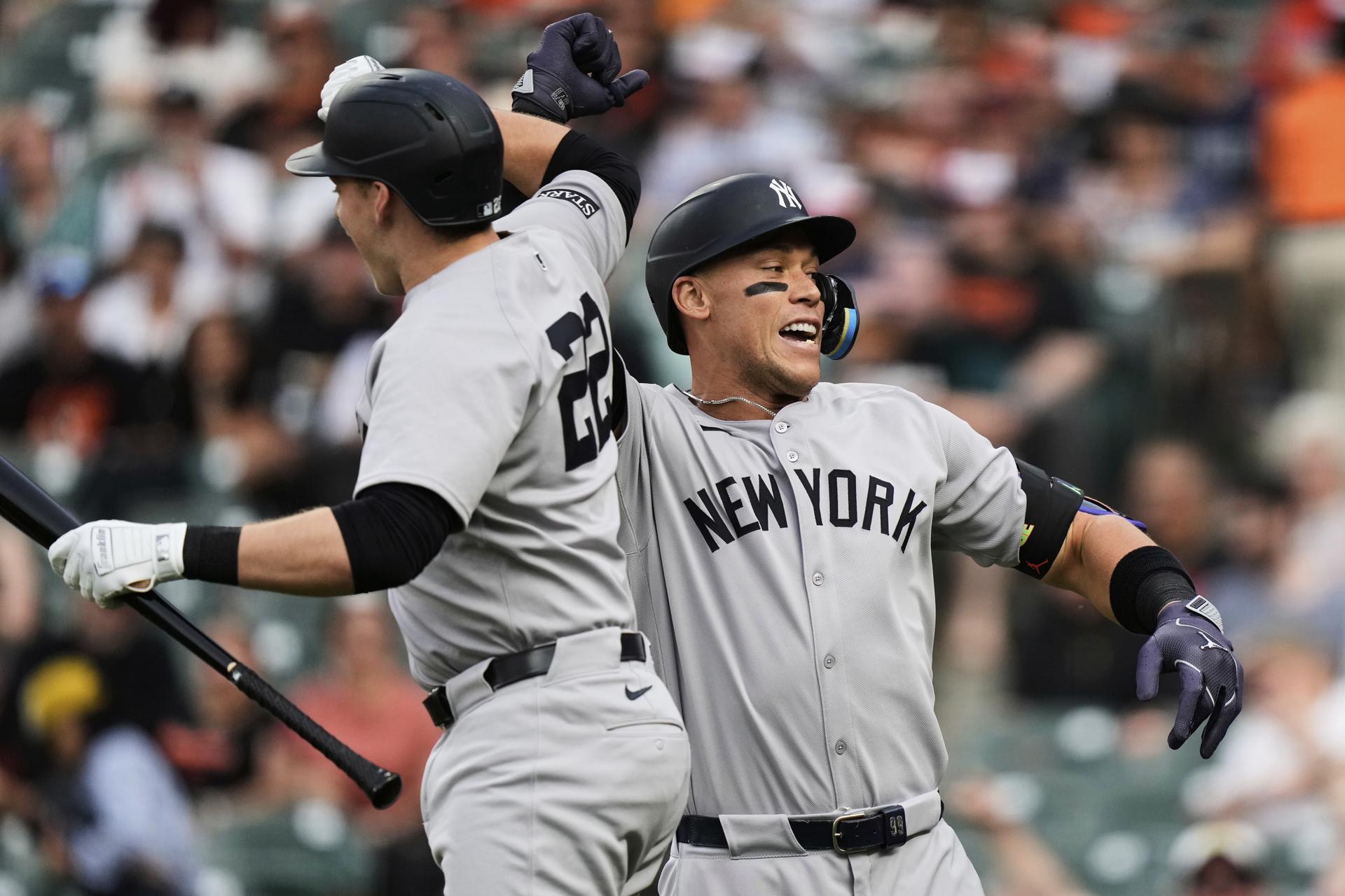 Aaron Judge and Ben Rice