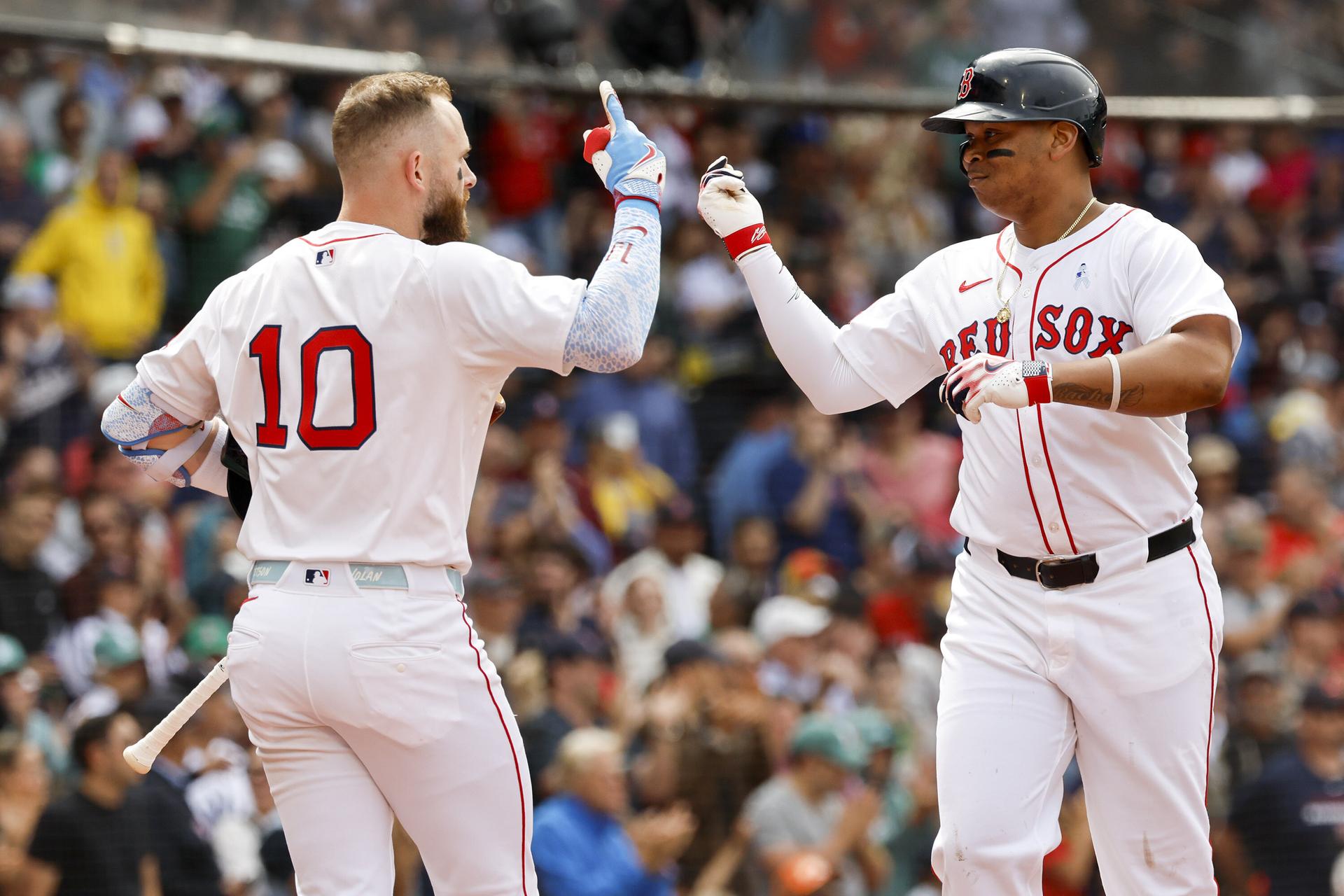 Rafael Devers and Trevor Story