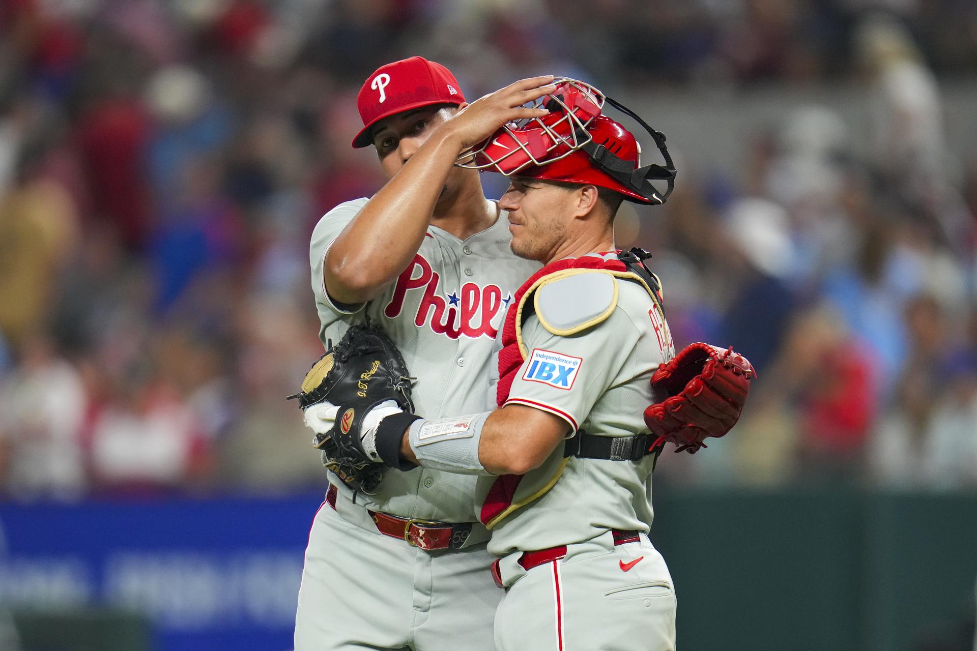 Jhoan Duran and J.T. Realmuto