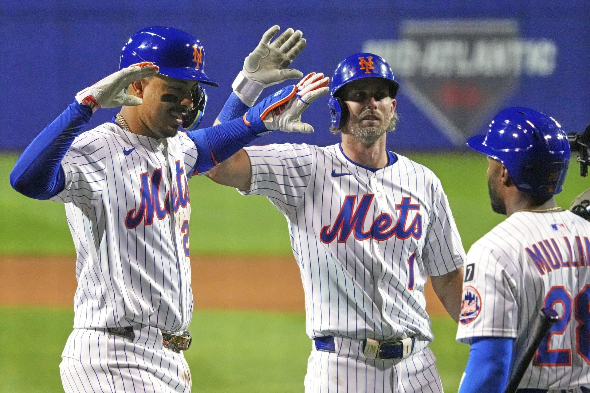 Mark Vientos, Jeff McNeil and Cedric Mullins