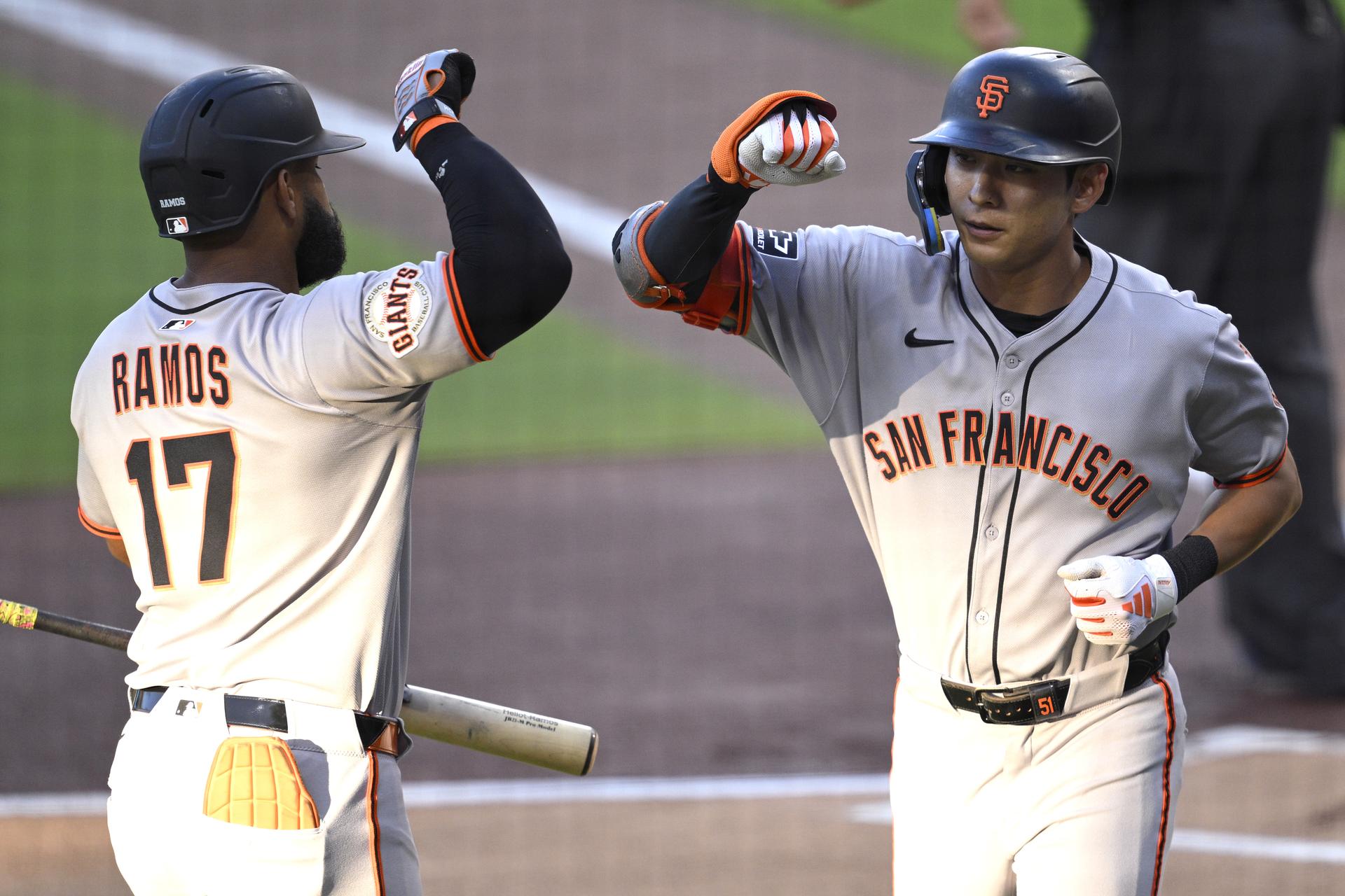 Heliot Ramos and Jung Hoo Lee