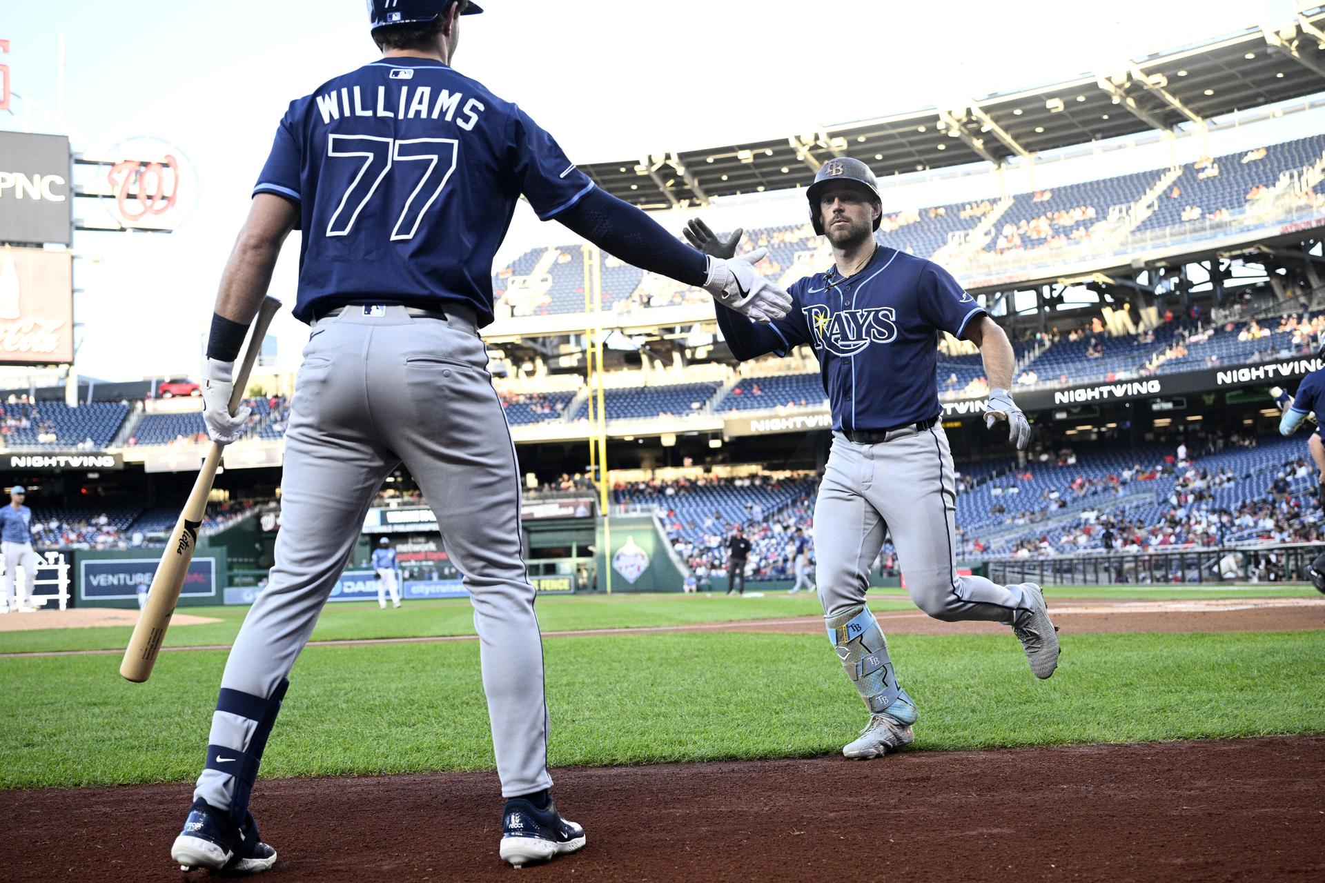 Carson Williams and Brandon Lowe