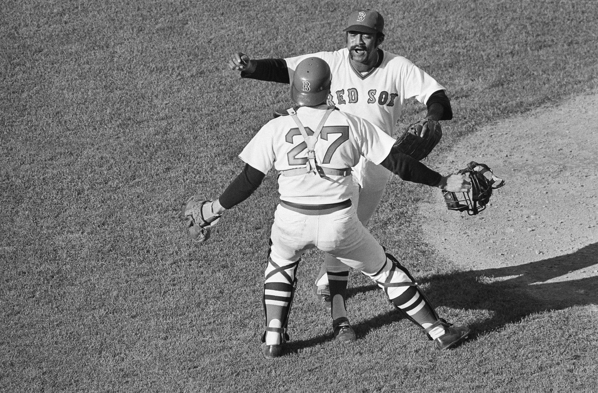 Luis Tiant and Carlton Fisk