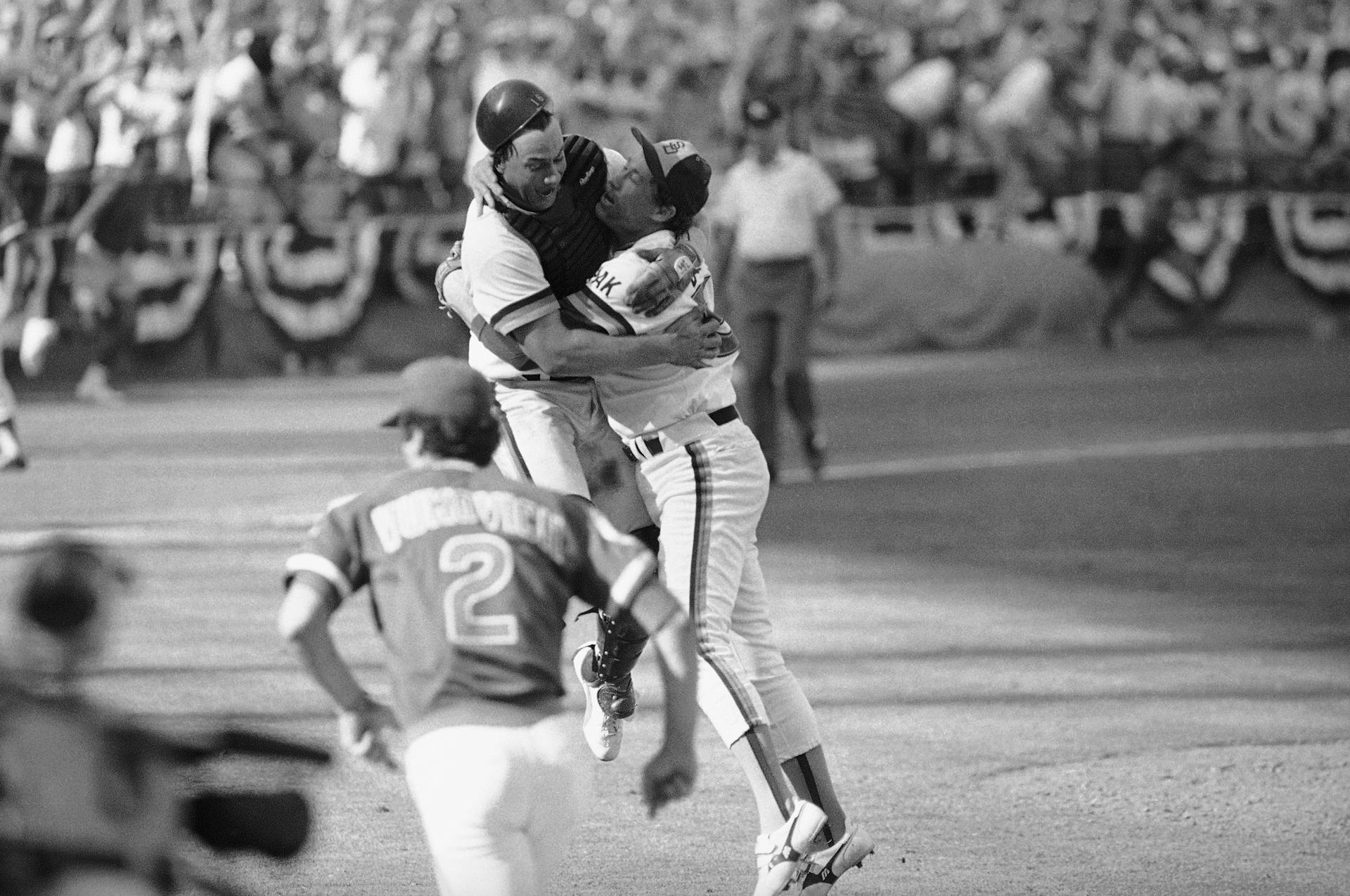 Terry Kennedy and Goose Gossage in 1984