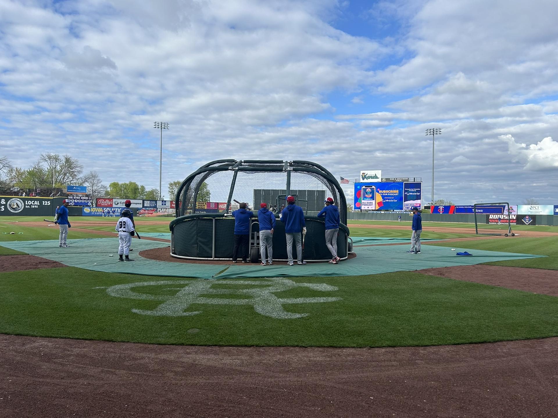Kernels Batting Practice