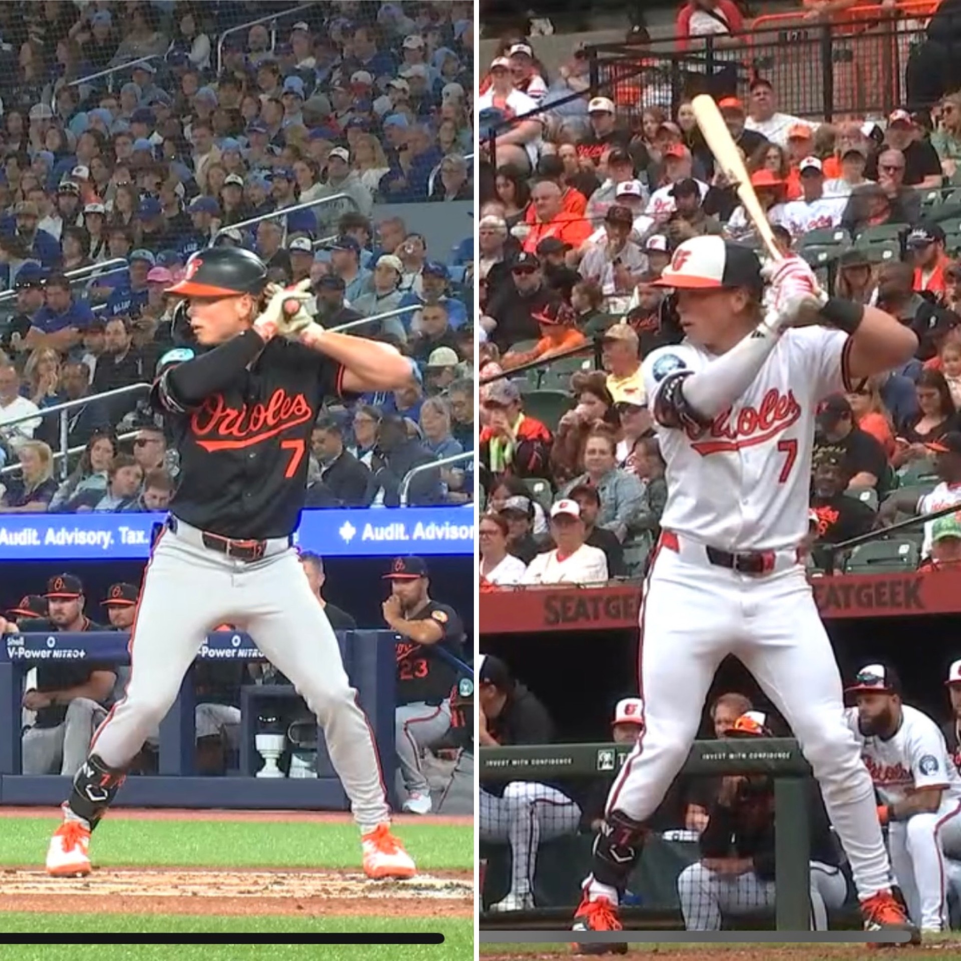 Jackson Holliday: March 27 (Black) vs. May 4 (White)