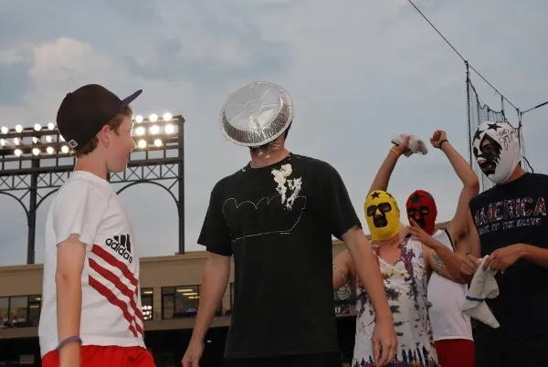 Ben with pie in his face