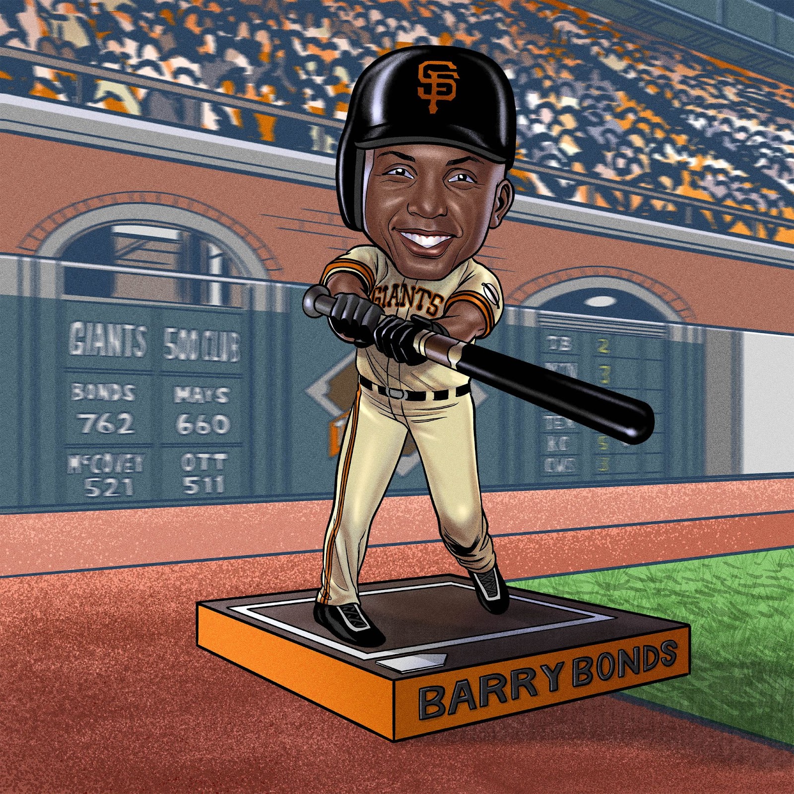 Barry Bonds bobblehead