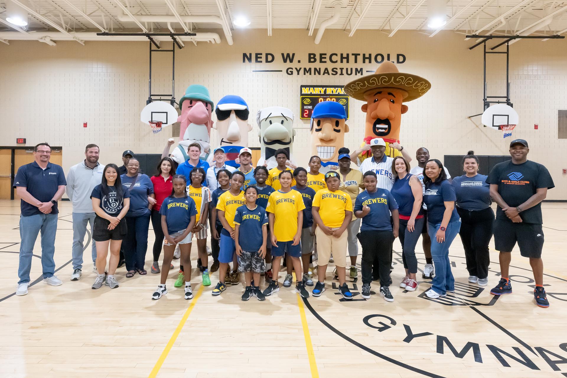 Brewers with Boys & Girls Club