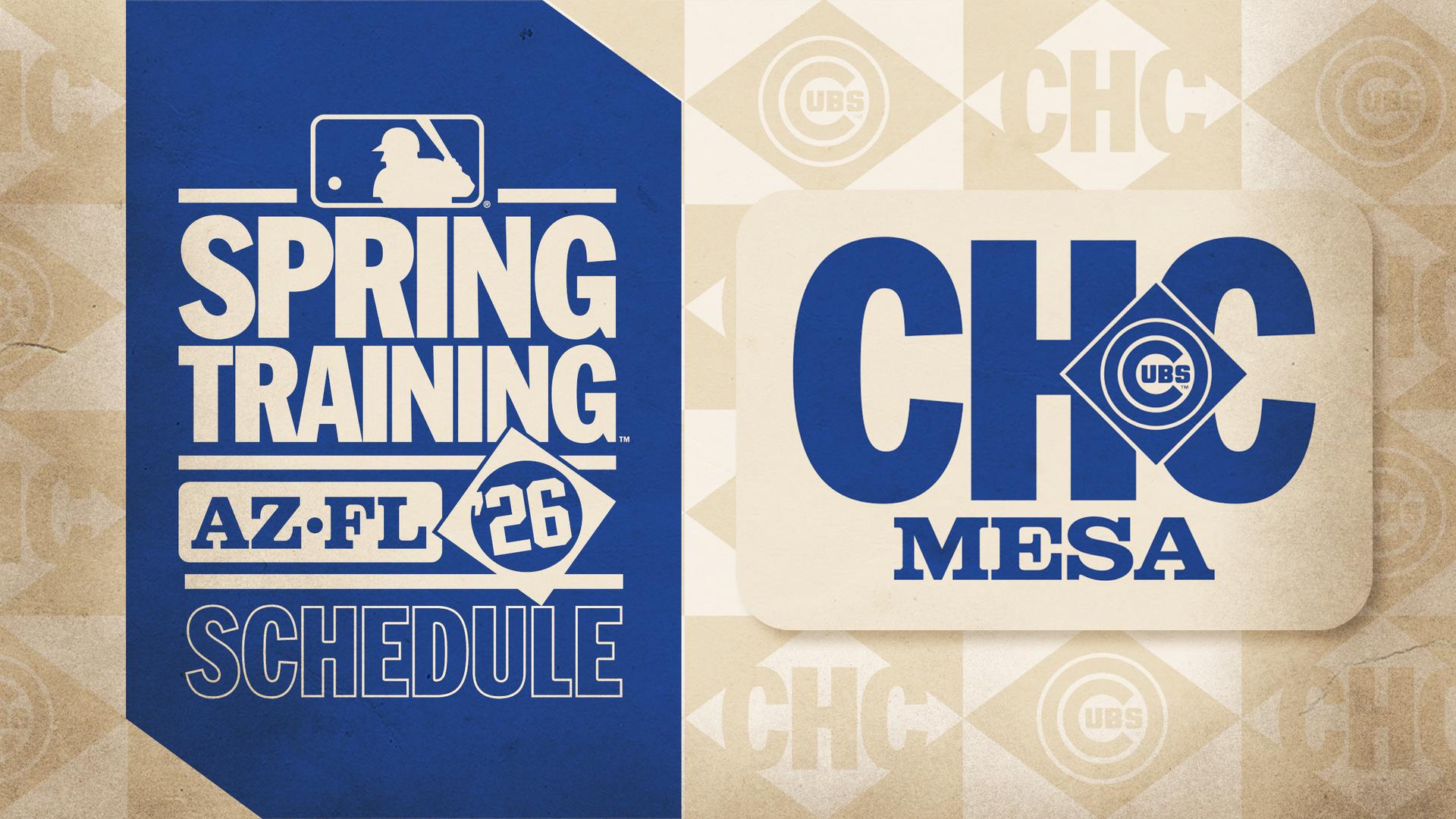 Cubs 2026 Spring Training