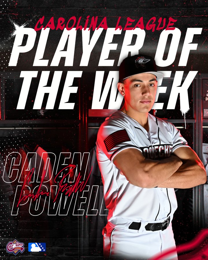 Caden Powell Player of the Week graphic