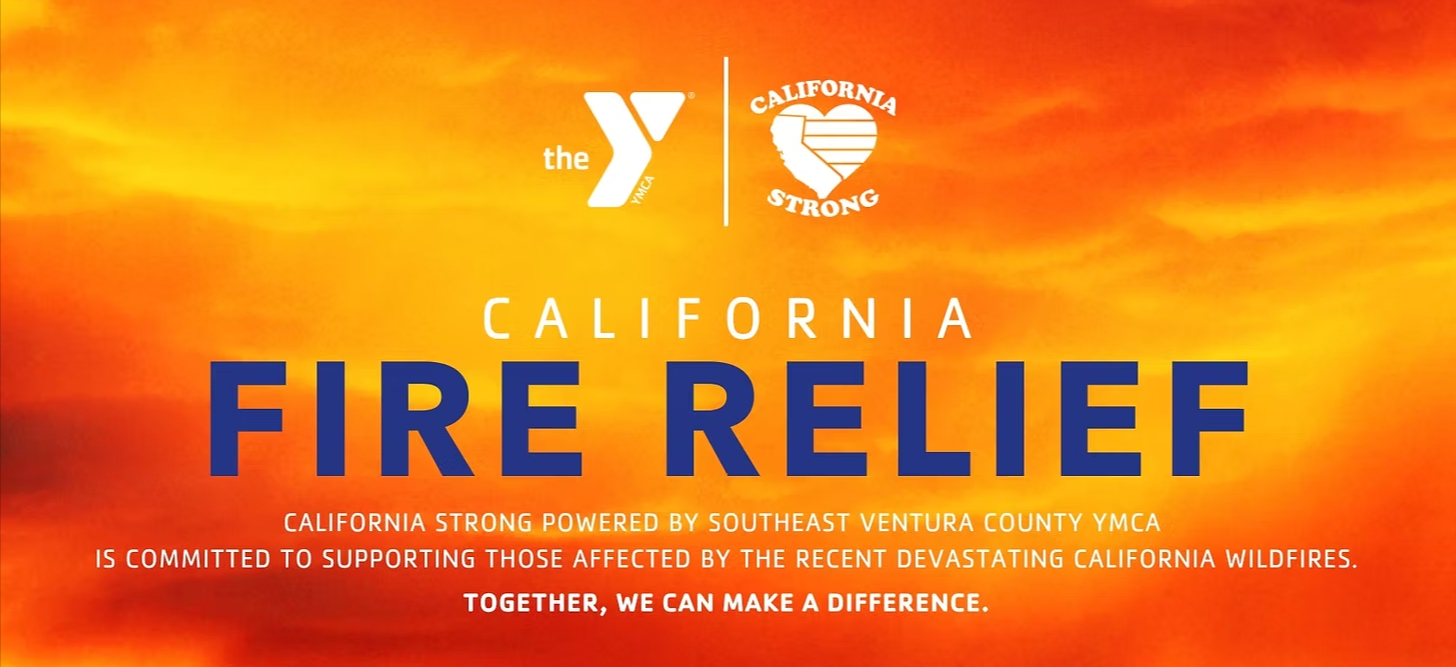 California Strong fire relief event