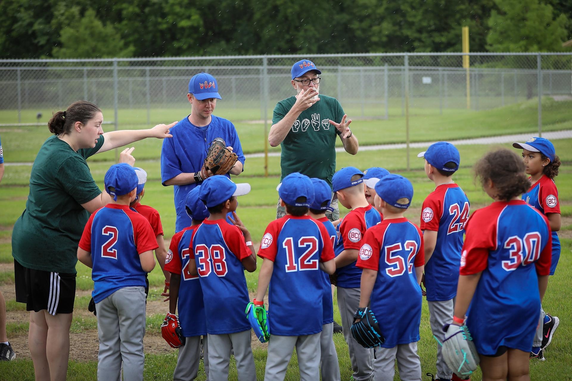 Players at camp