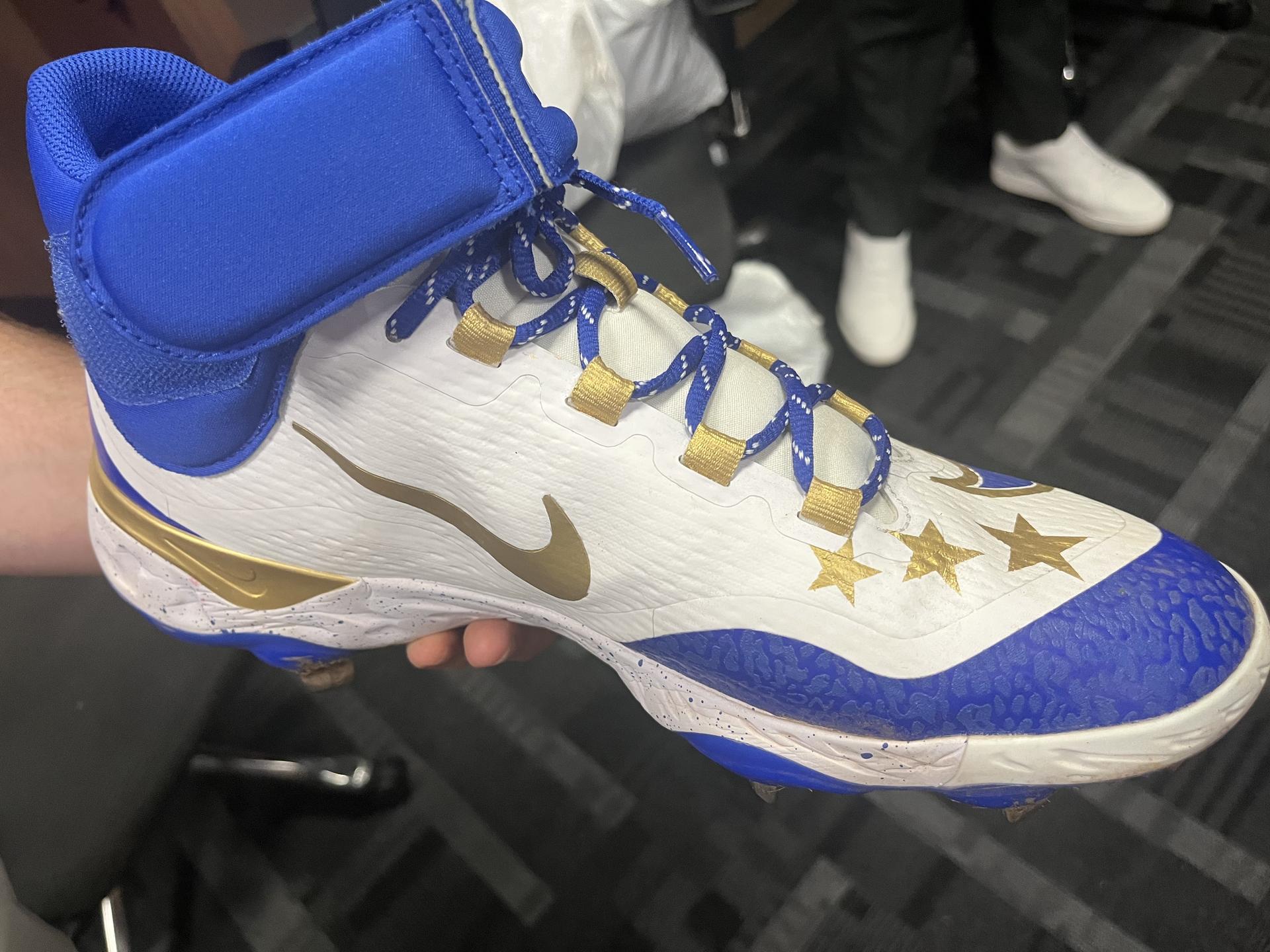 Estévez's custom All-Star cleats