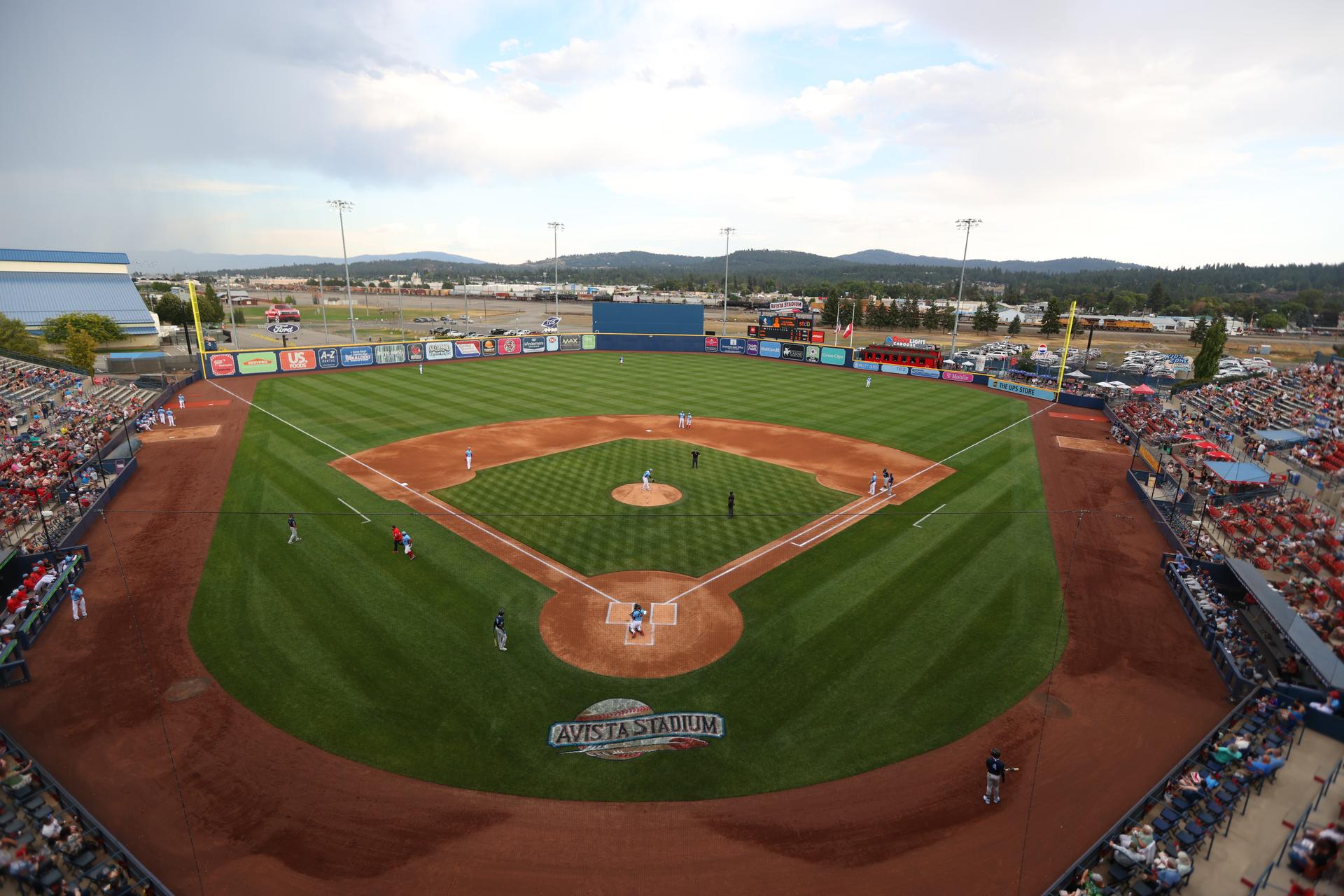 The field from the top view