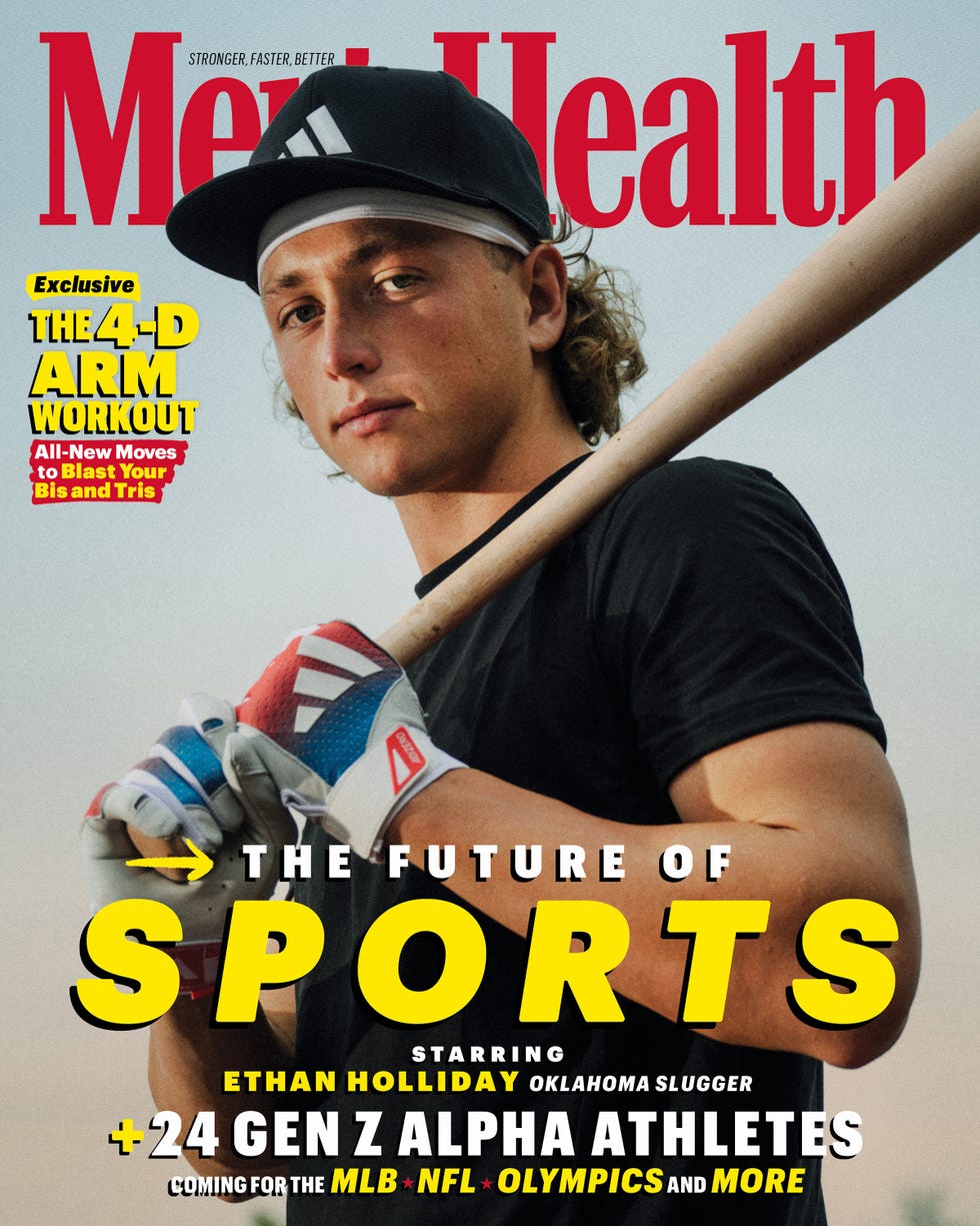 Ethan Holliday on Men's Health cover