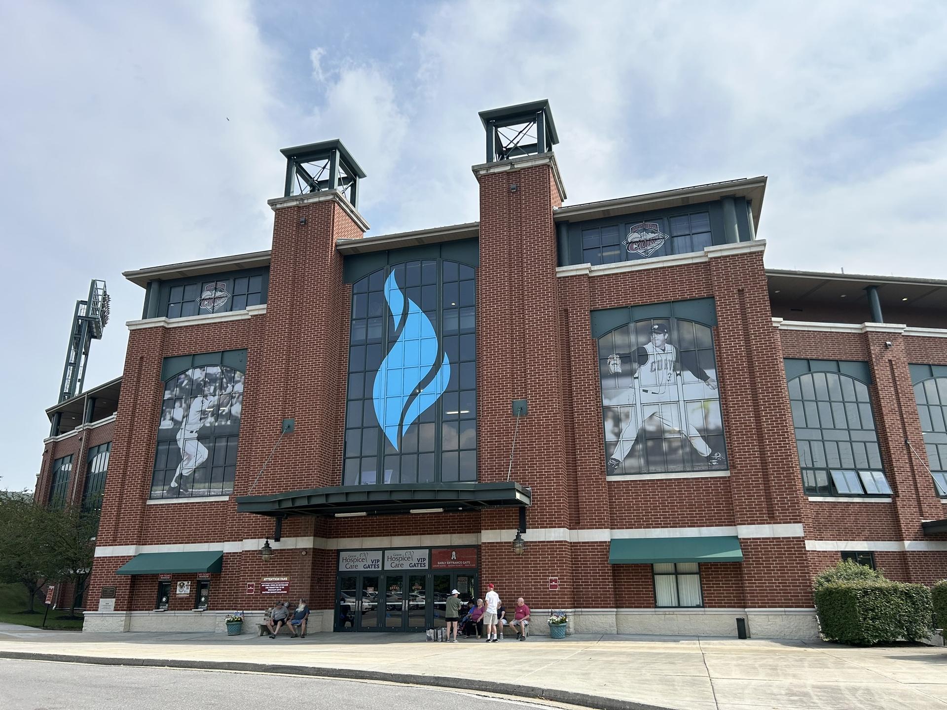 The Curve ballpark entrance