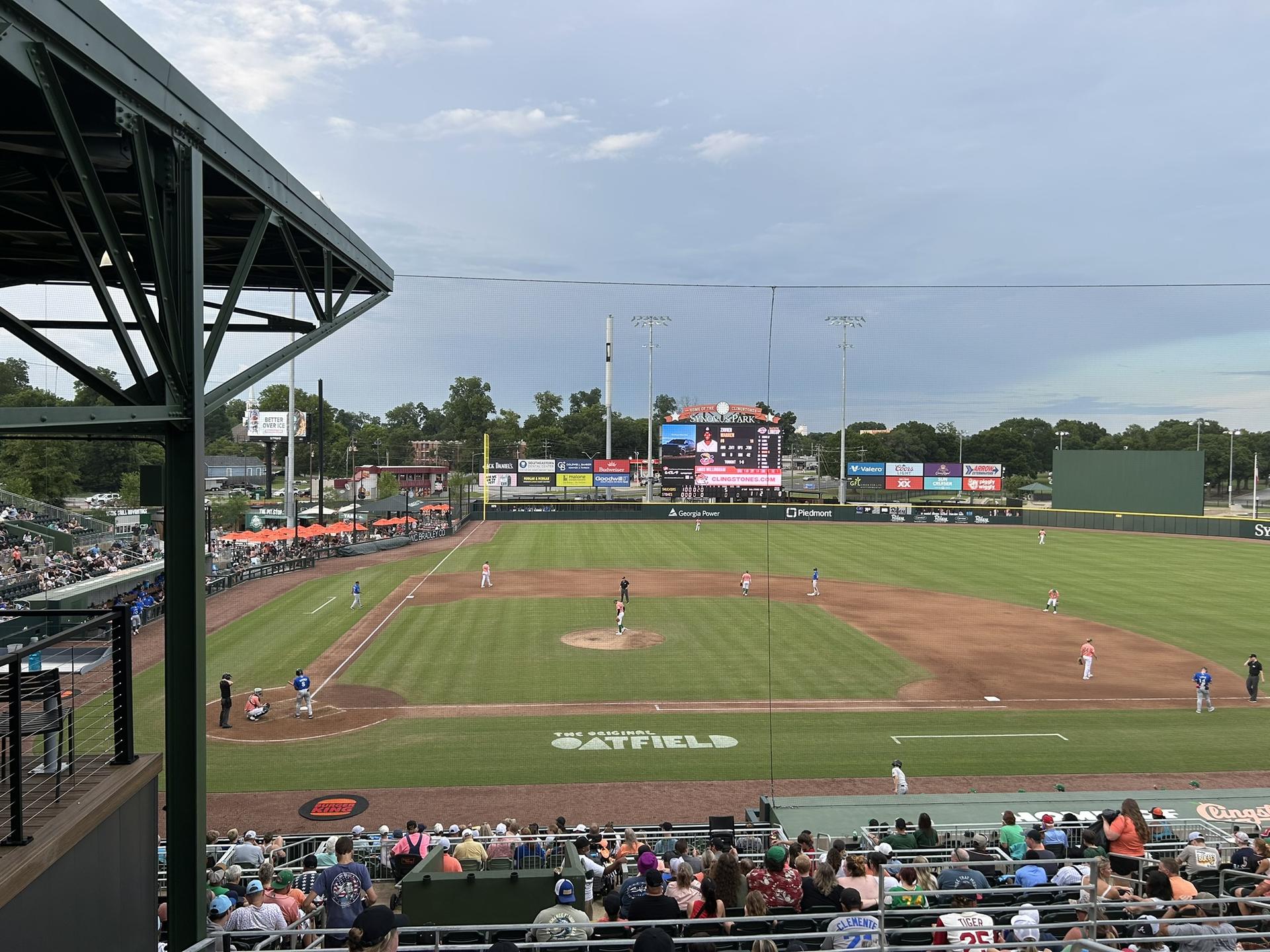 Synovus Park view from stands