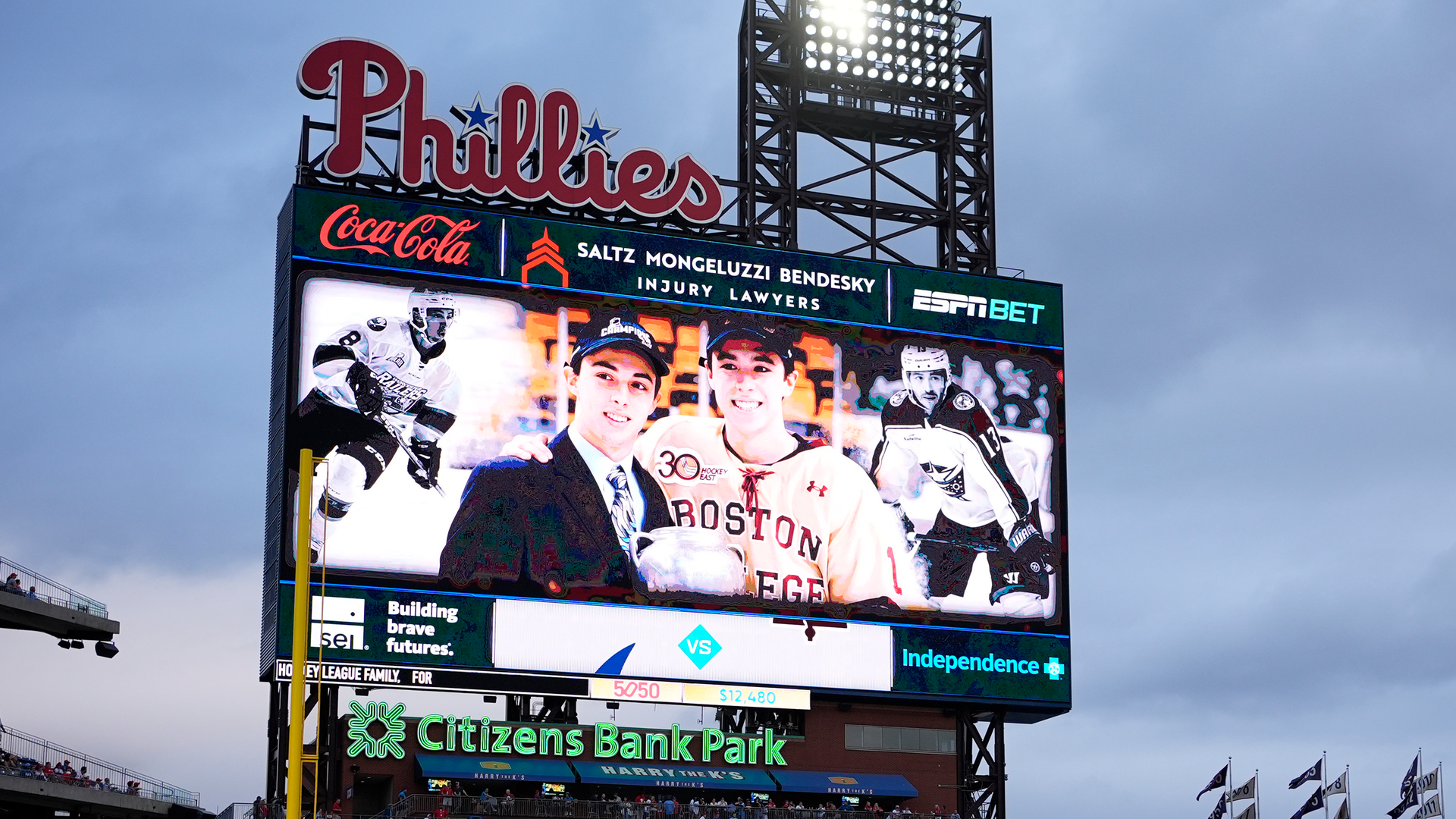 Phillies honor John and Matthew Gaudreau