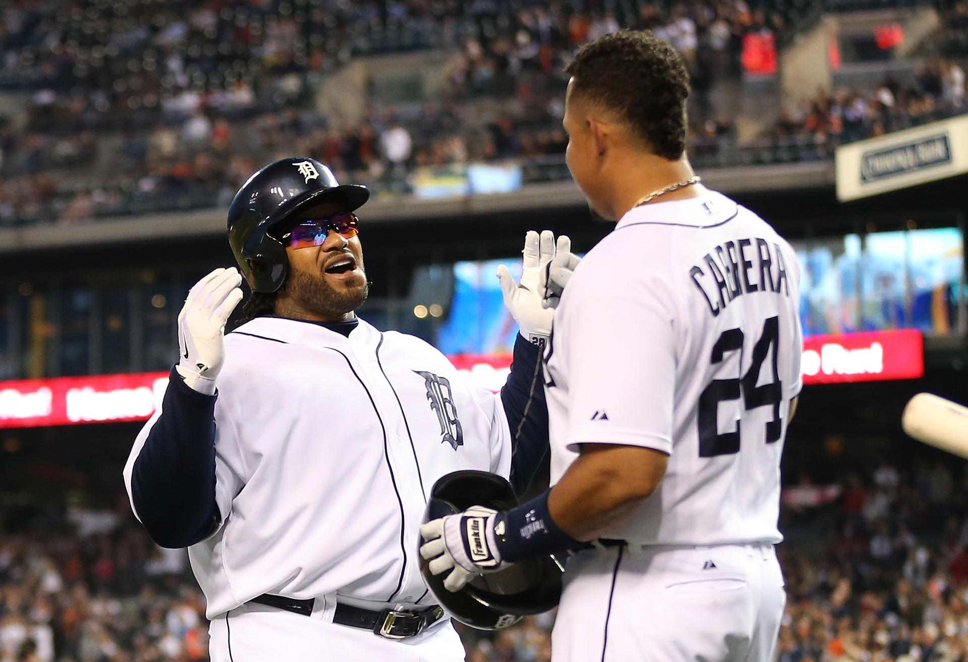 Prince Fielder and Miguel Cabrera