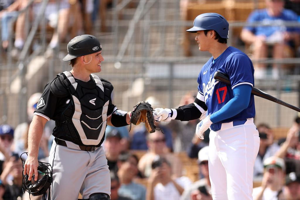 From L to R: Max Stassi, Shohei Ohtani