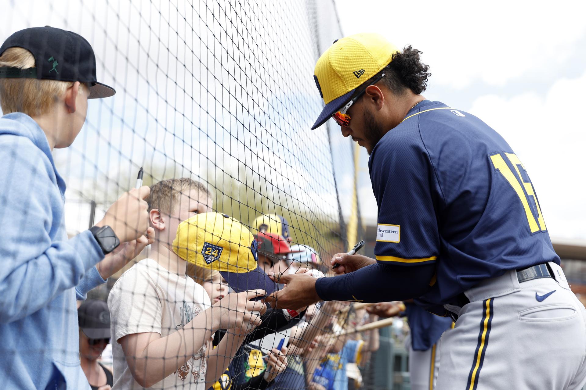 Brewers fans at Spring Training