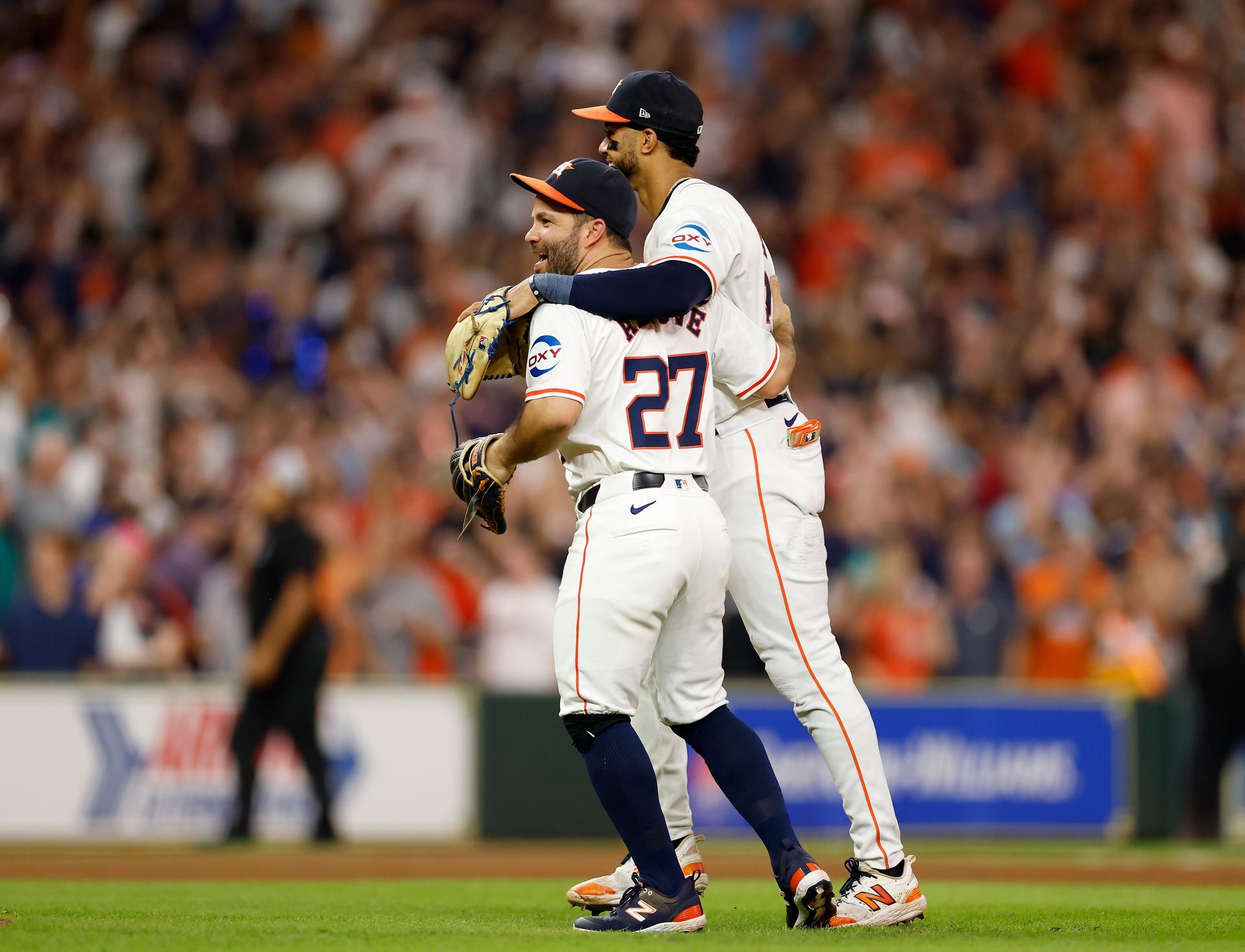 Jose Altuve and Jeremy Peña