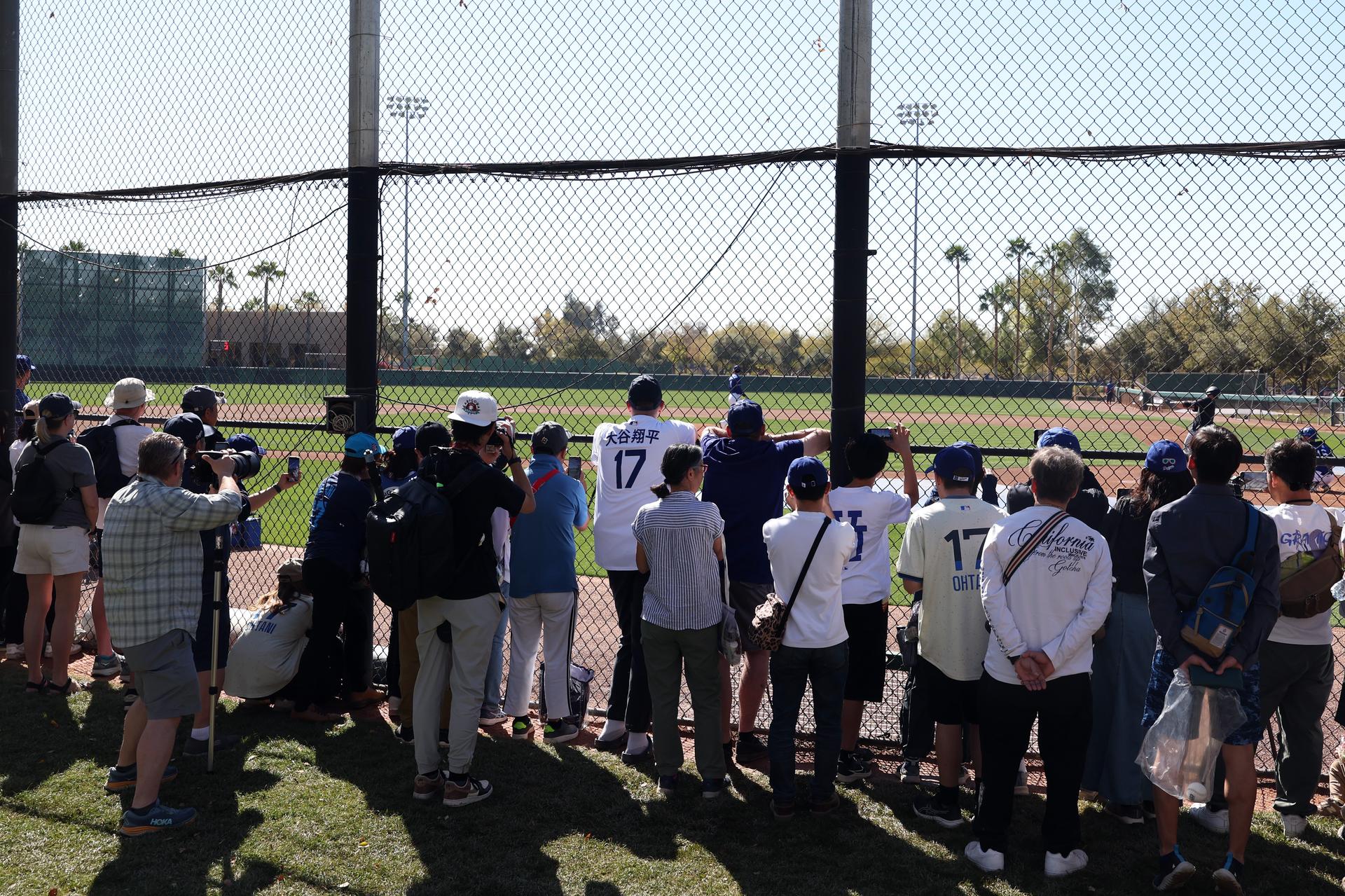 Fans at Camelback Ranch