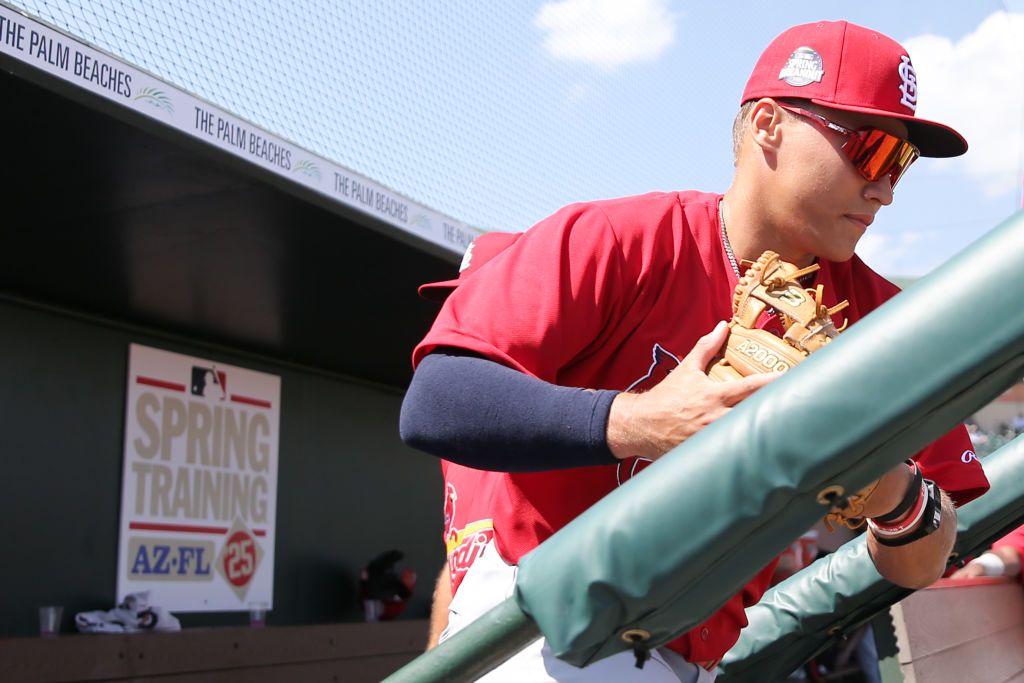 Top prospect JJ Wetherholt at Cardinals Spring Training