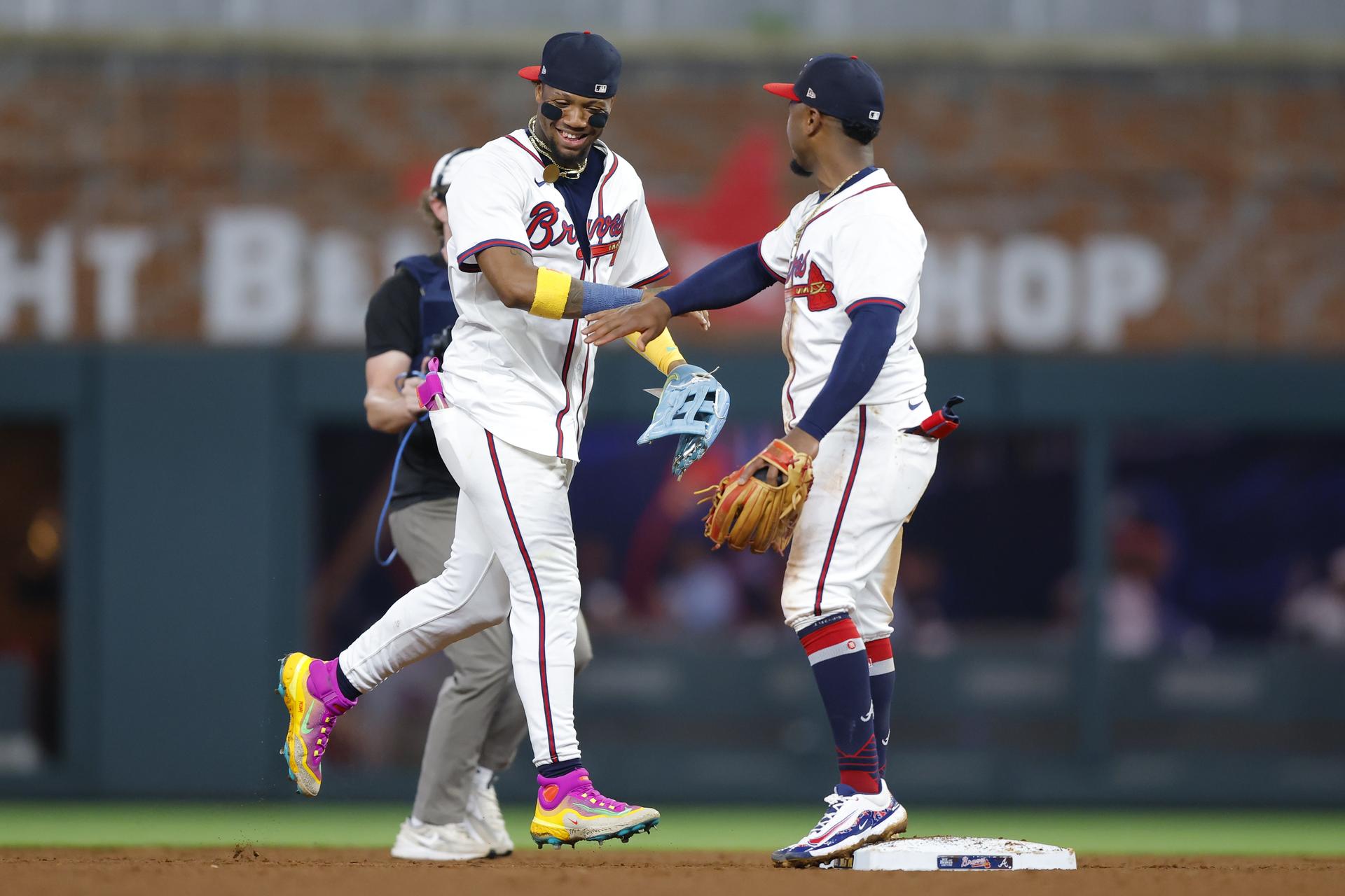 Ronald Acuña Jr. and Ozzie Albies