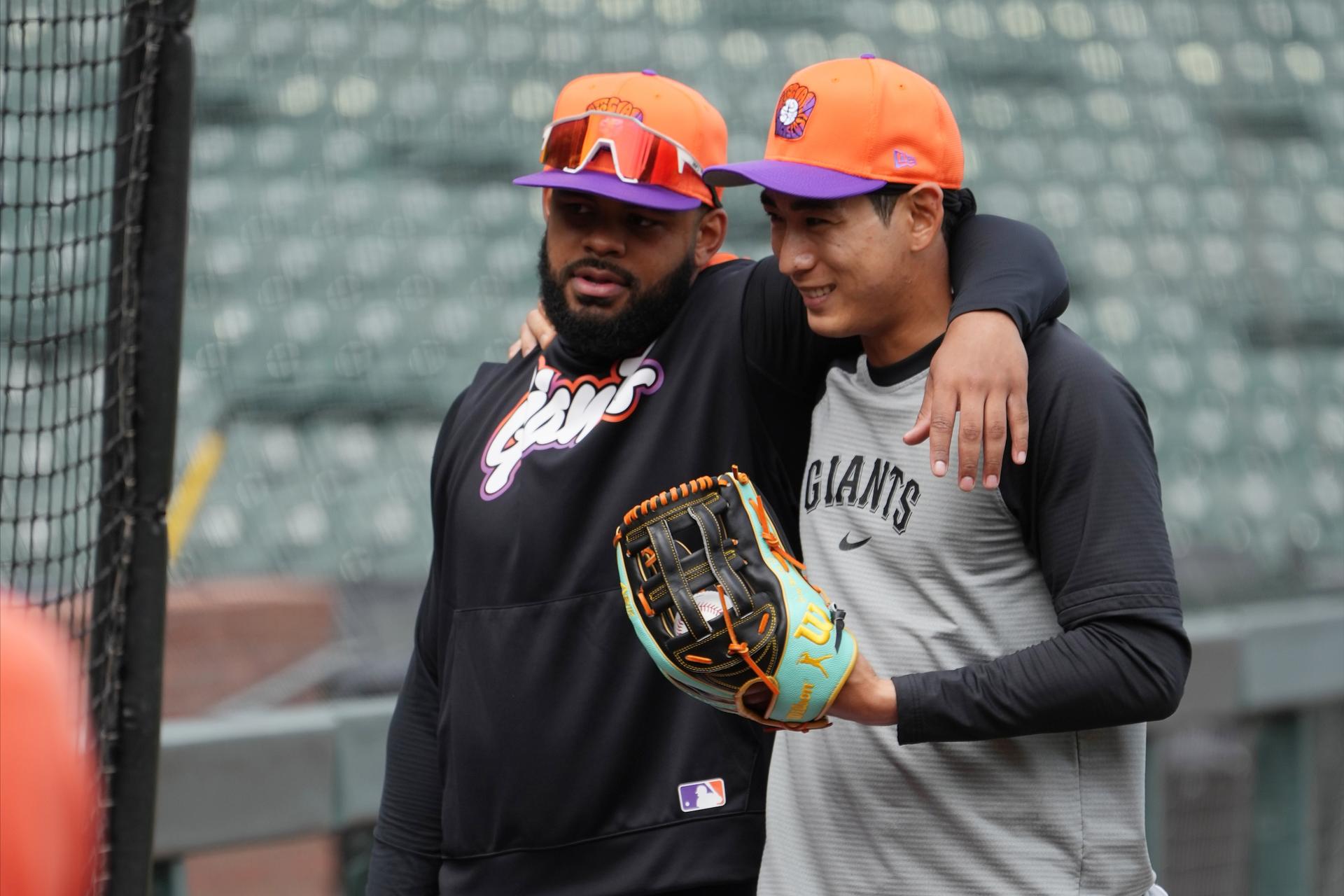 Heliot Ramos and Jung Hoo Lee