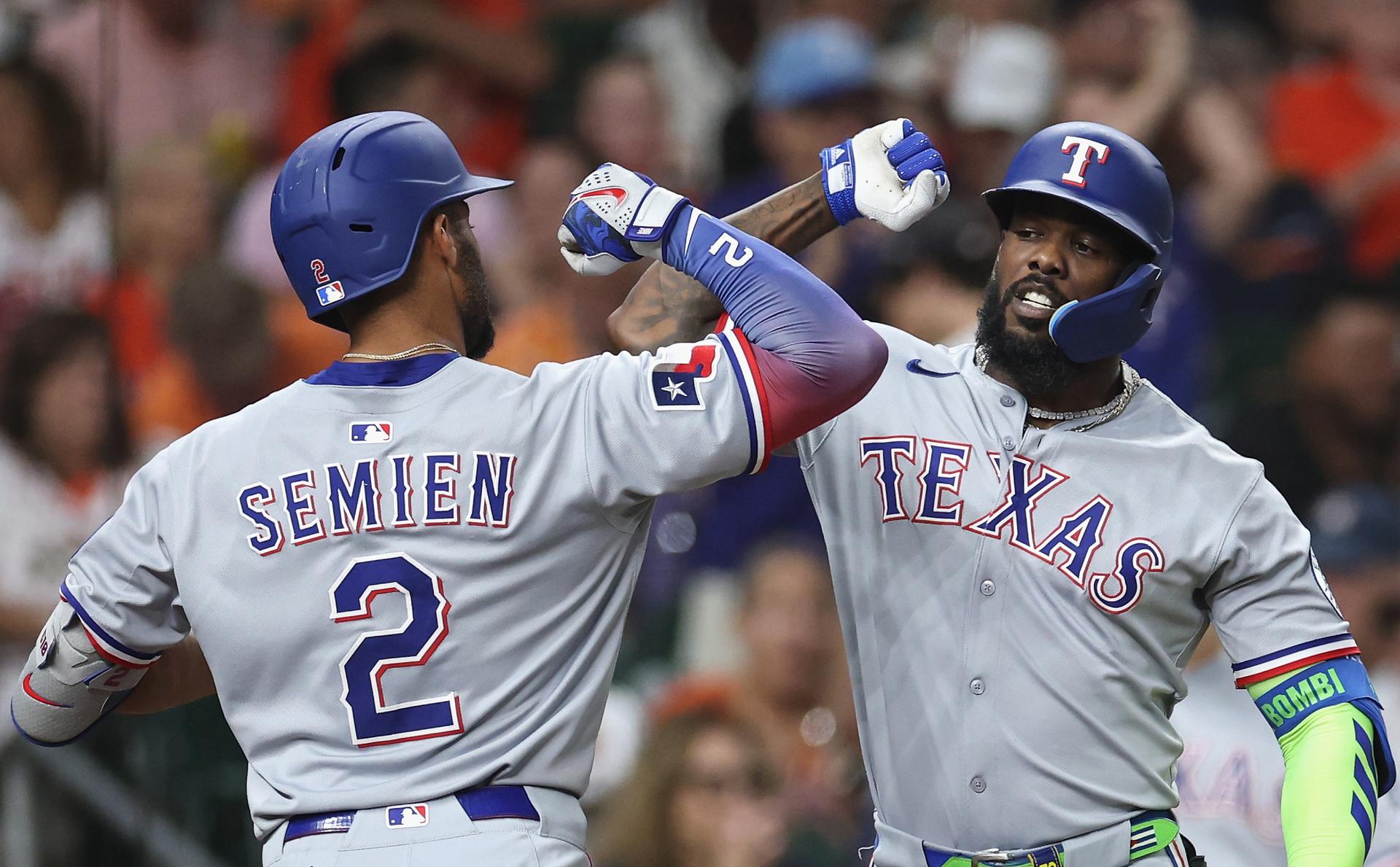 Marcus Semien and Adolis García