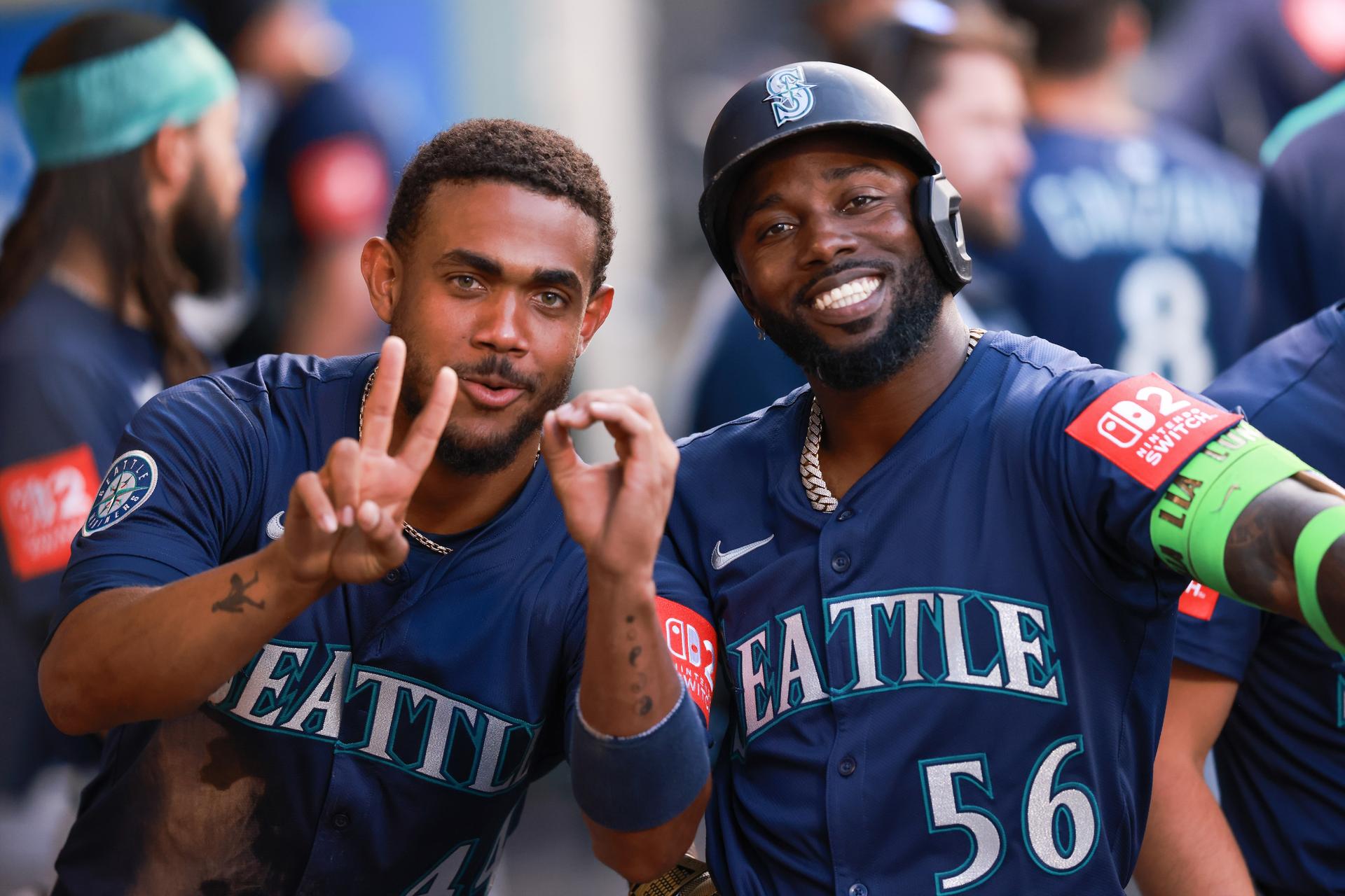 Julio Rodriguez and Randy Arozarena
