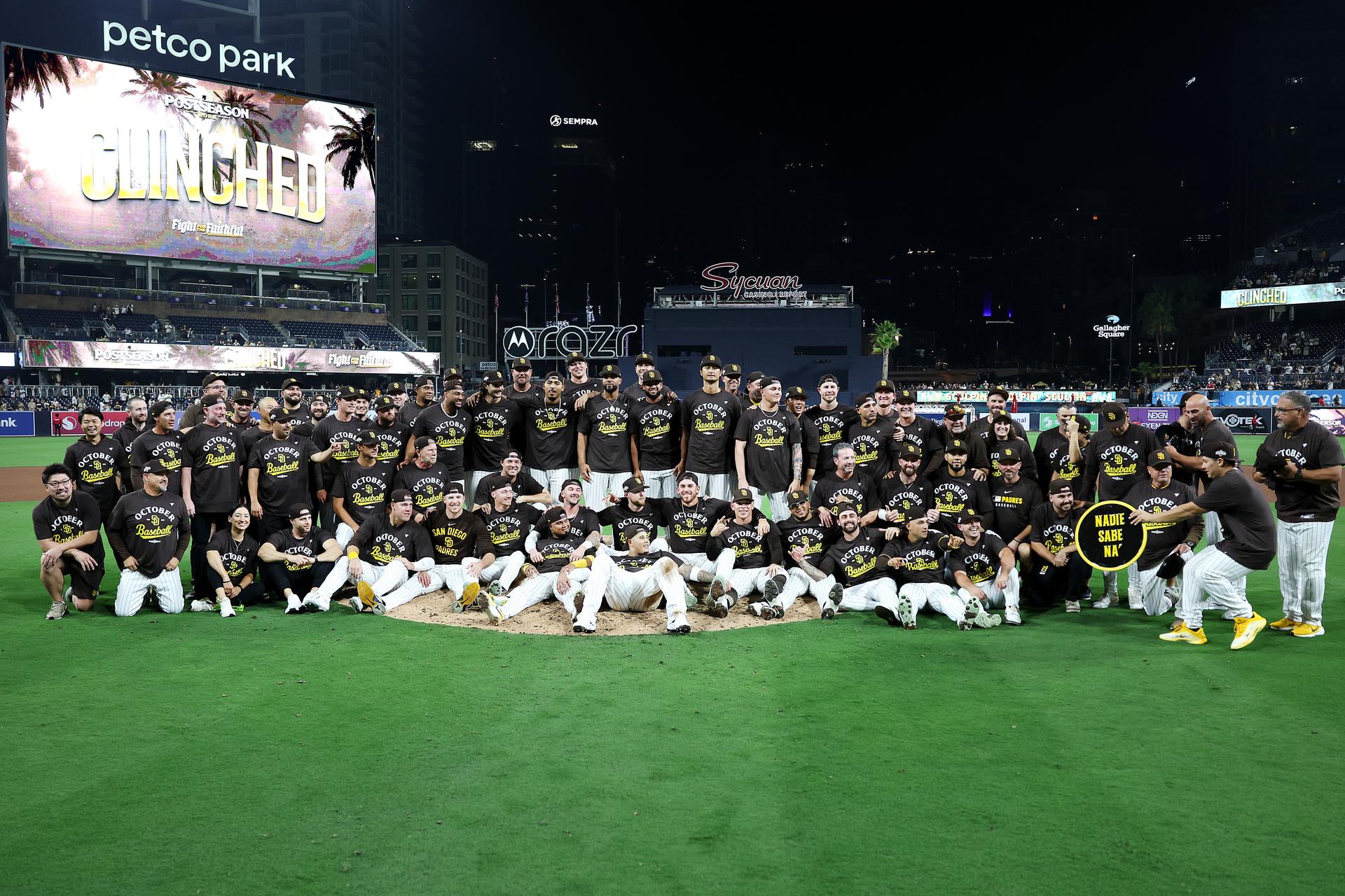 Padres celebrate