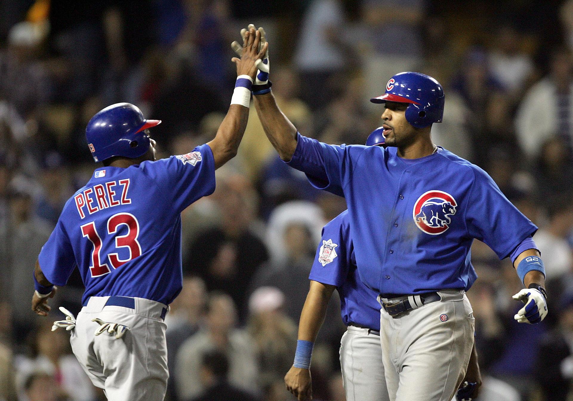 Neifi Perez and Derrek Lee