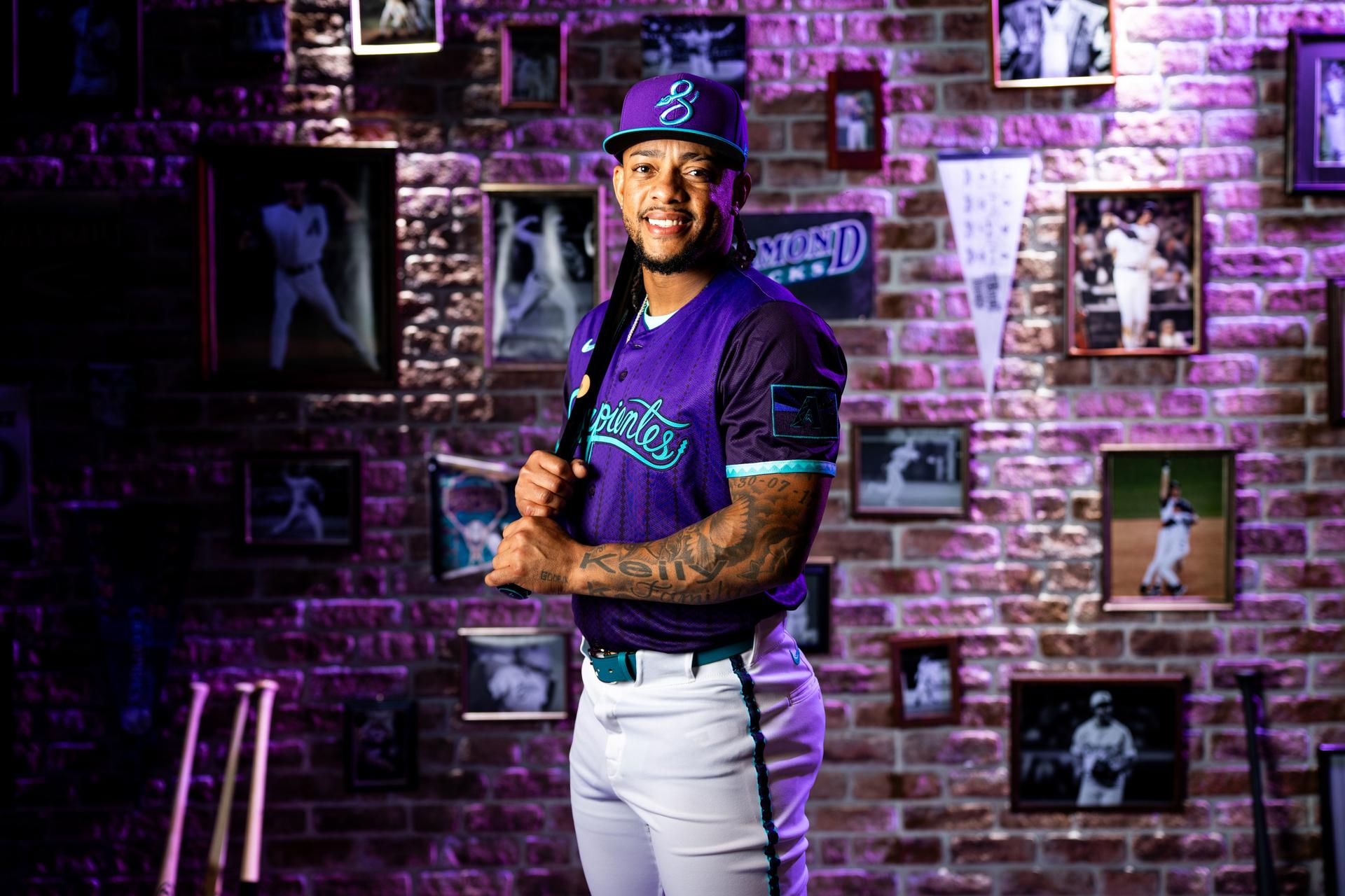 Ketel Marte shows off Arizona's new City Connect uniforms