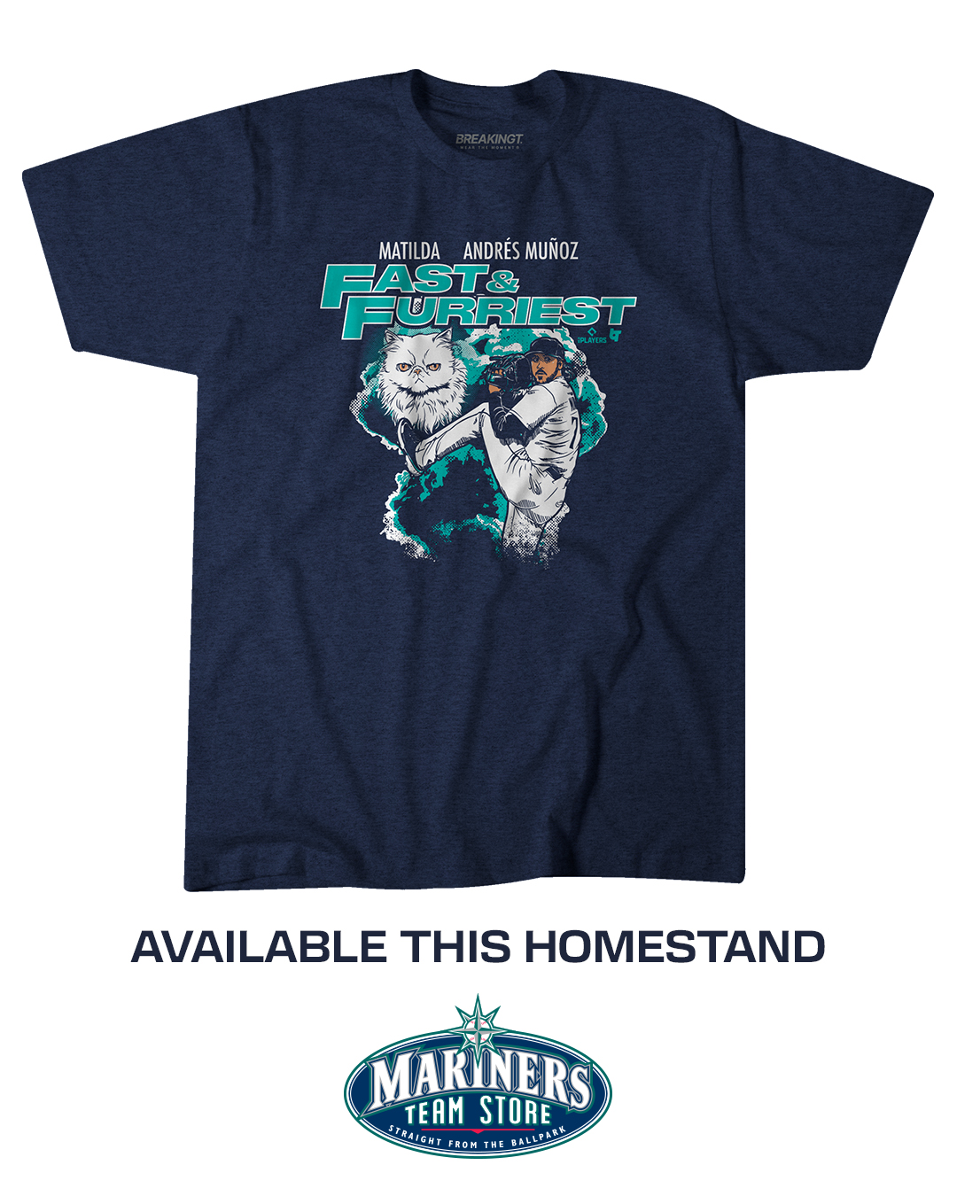Andrés Muñoz's charity T-shirt