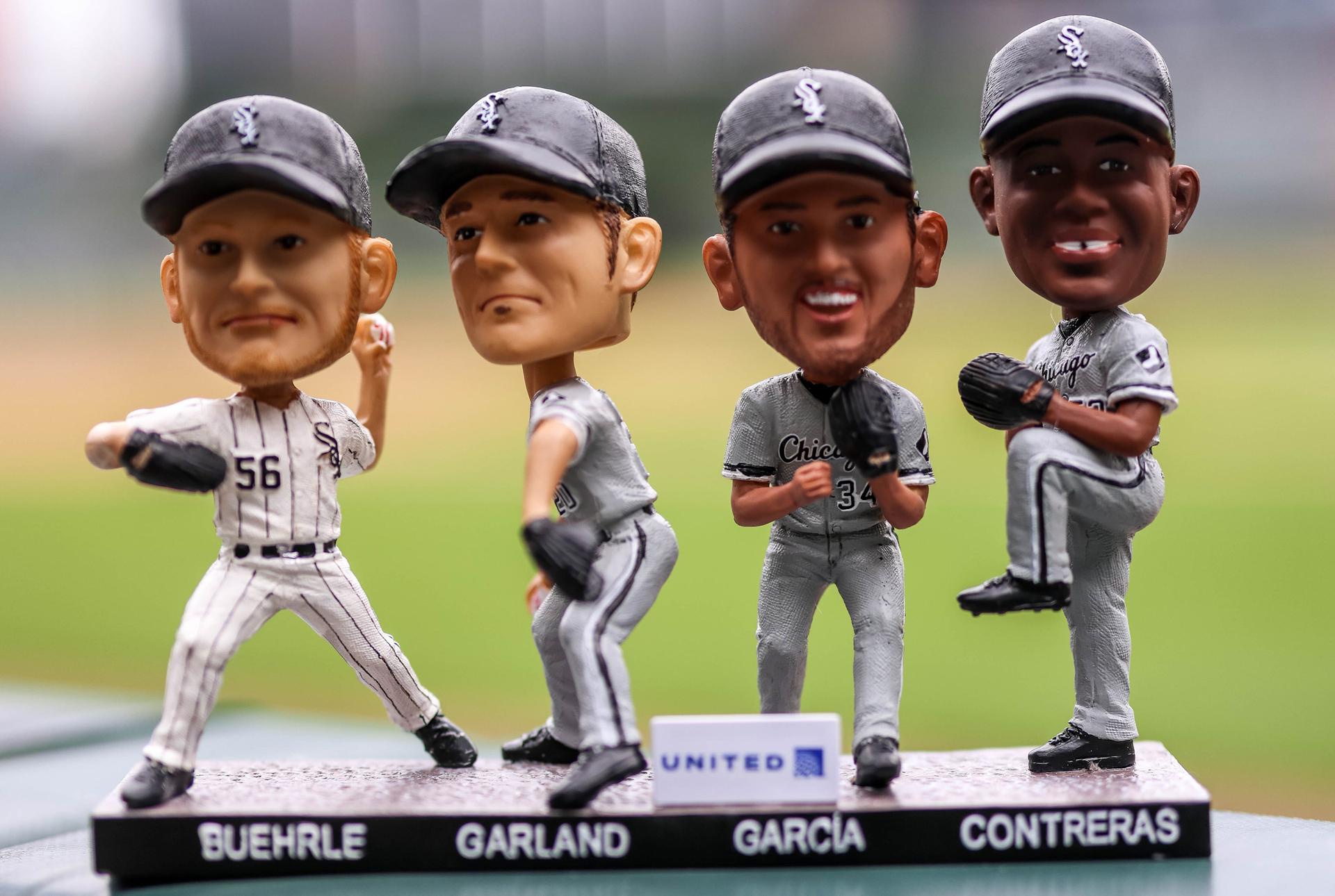 Mark Buehrle, José Contreras, Jon Garland, Freddy Garcia World Series bobblehead