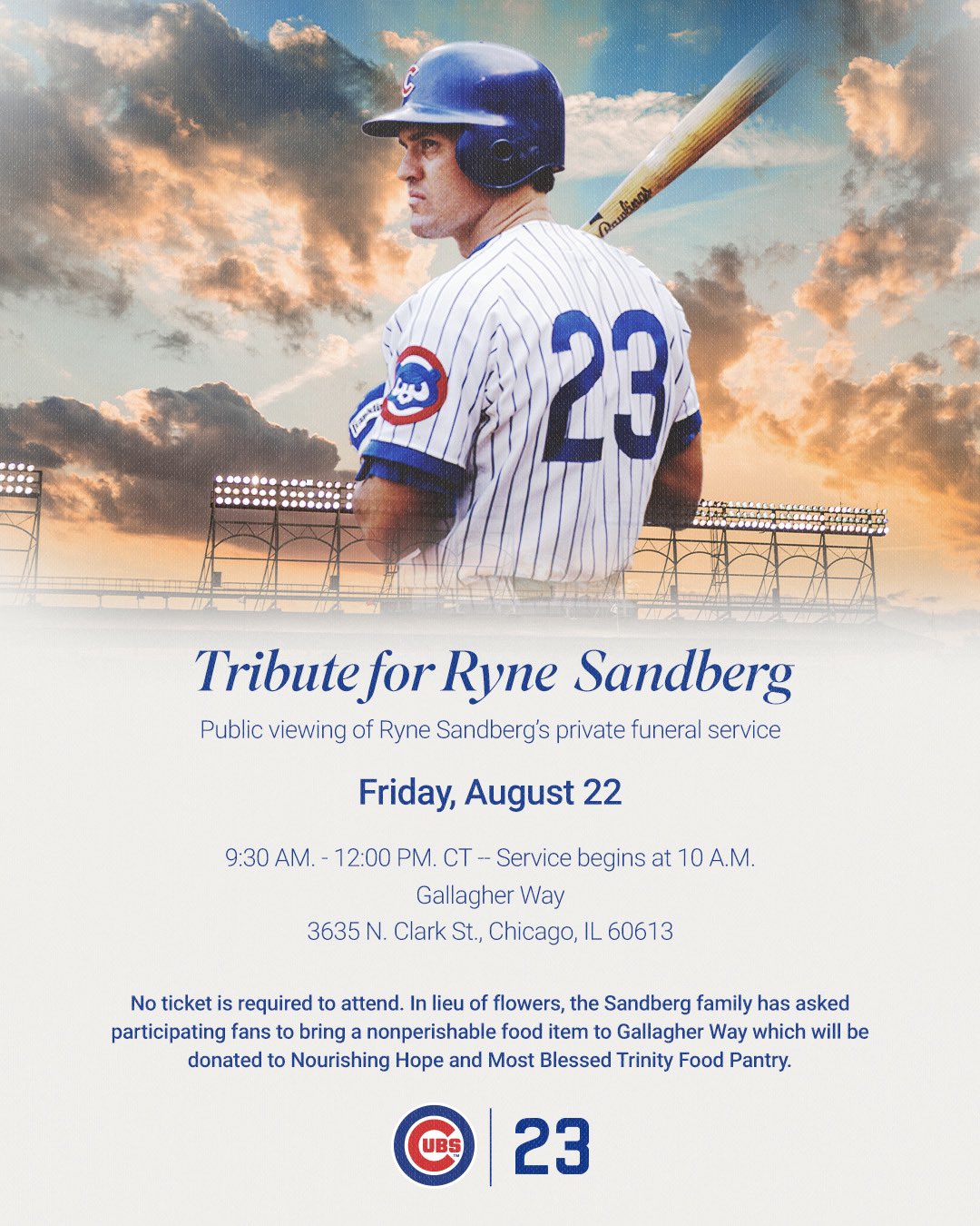 Ryne Sandberg tribute