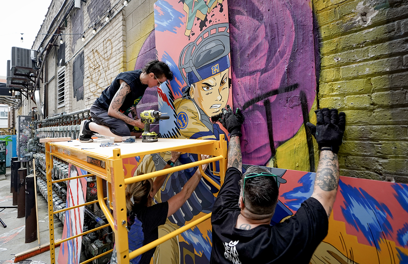 William Contreras mural