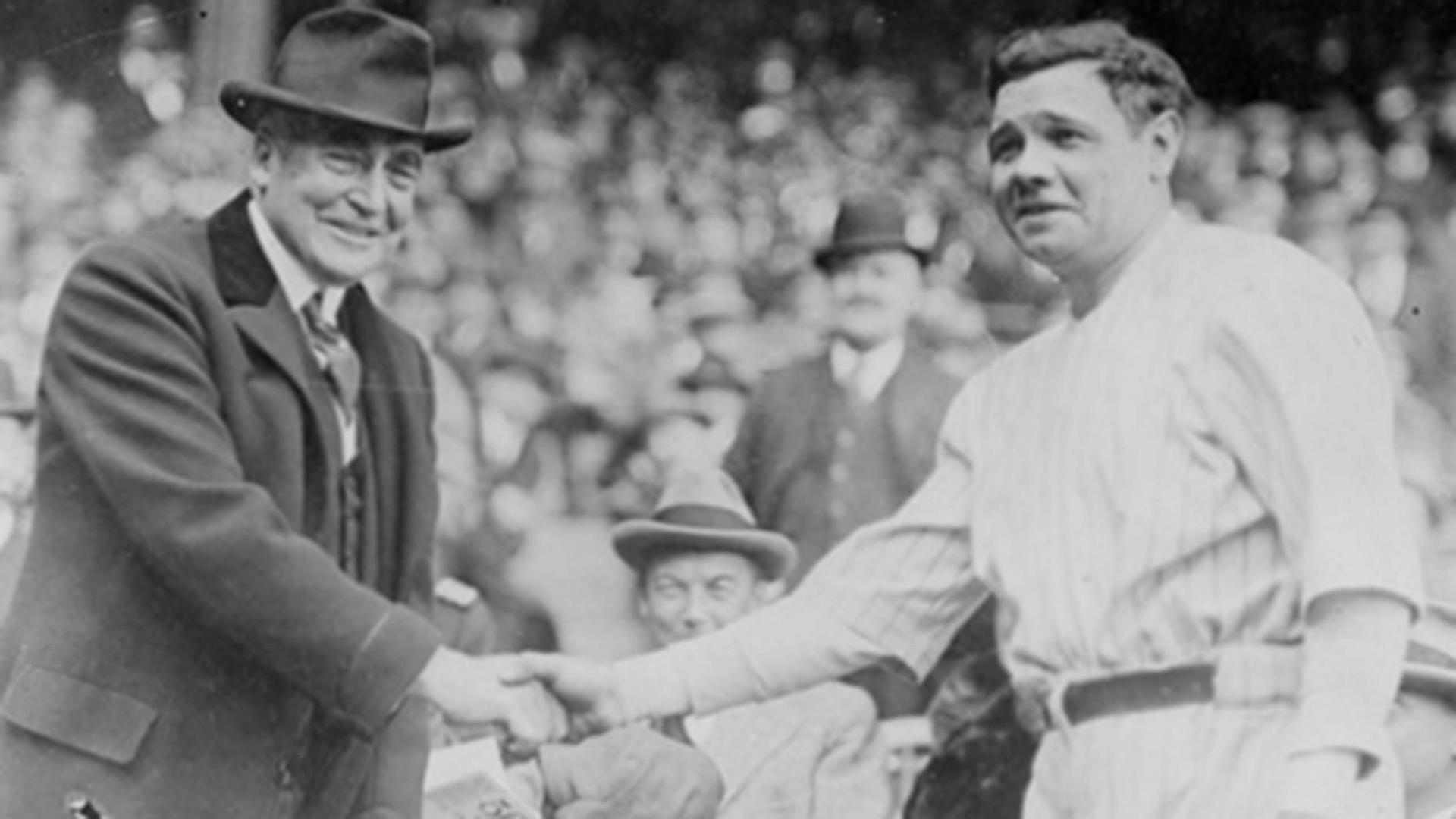 President Warren G. Harding, Babe Ruth