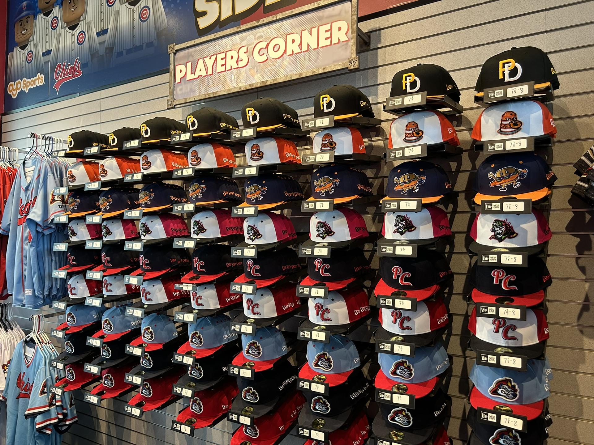 Peoria's hat wall
