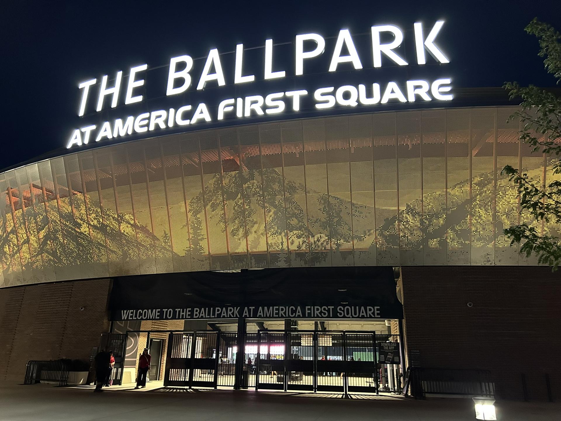 Home plate entrance